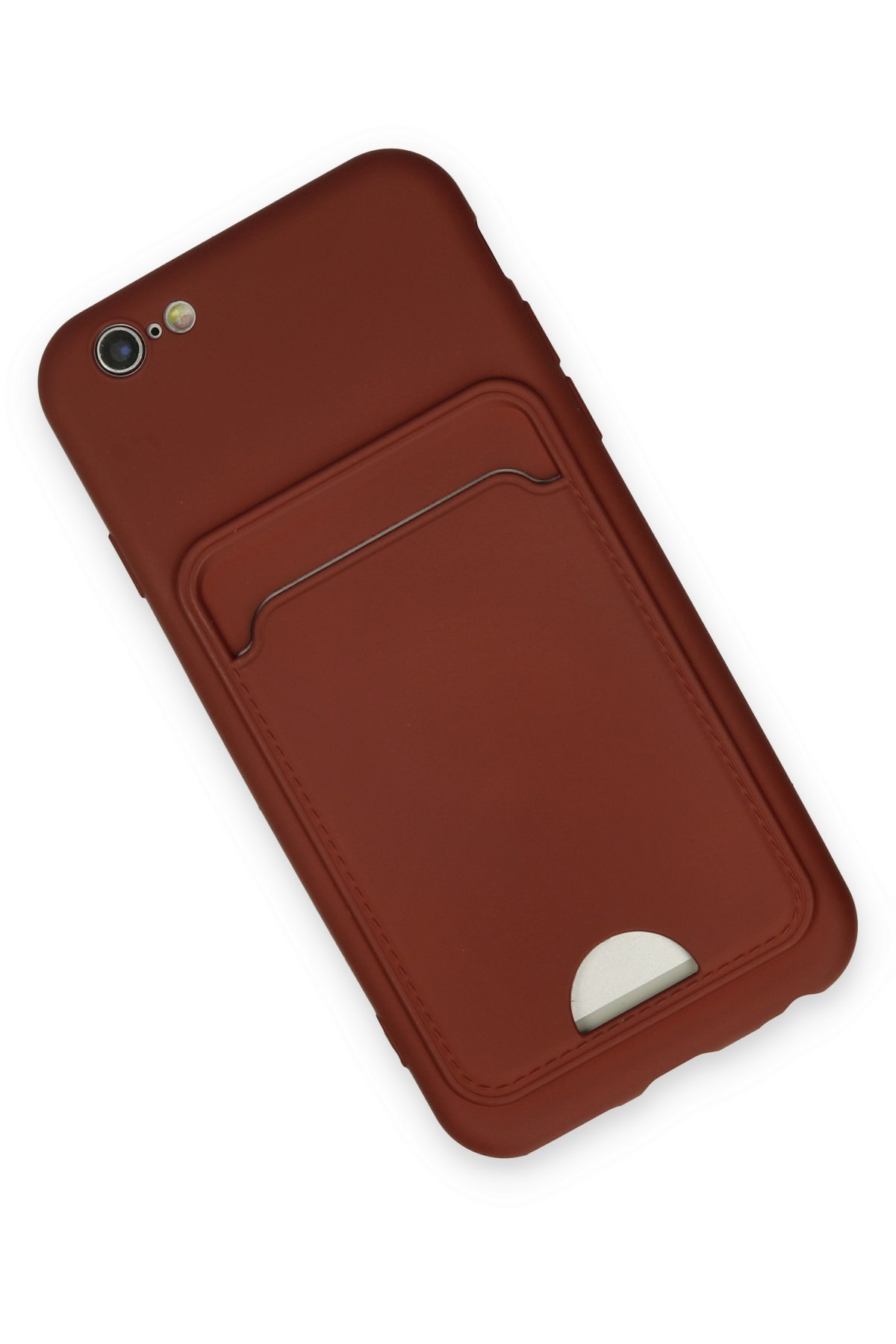 Newface iPhone 6 Kılıf Liva Lens Silikon - Pudra