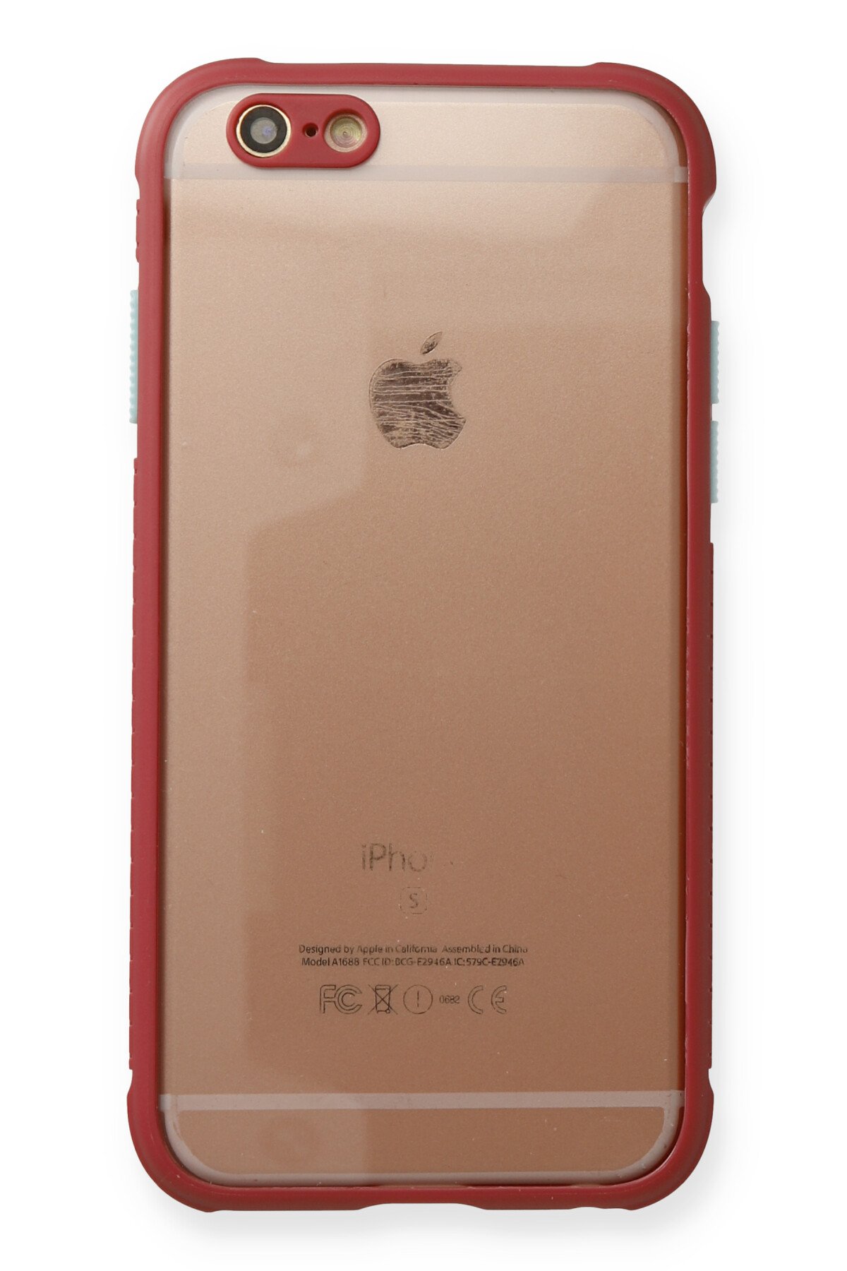 Newface iPhone 6 Kılıf Platin Silikon - Pembe
