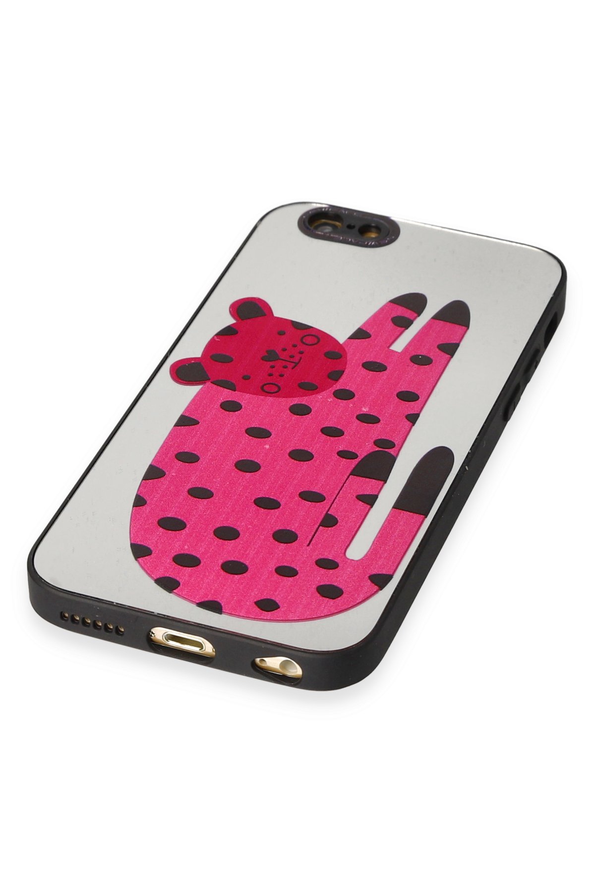 Newface iPhone 6 Kılıf Platin Silikon - Lila