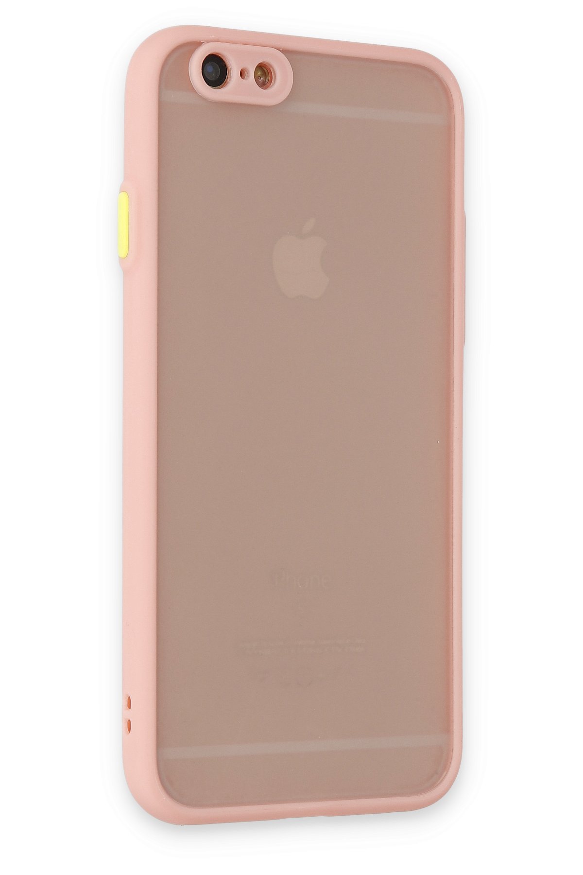 Newface iPhone 6 Kılıf Sofya Yüzüklü Silikon Kapak - Gold
