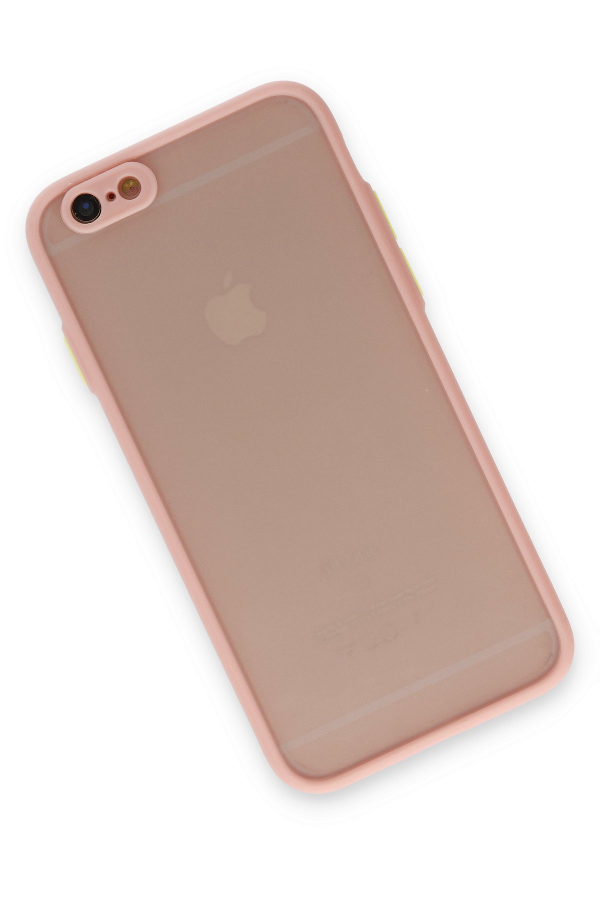 Newface iPhone 6 Kılıf Sofya Yüzüklü Silikon Kapak - Gold