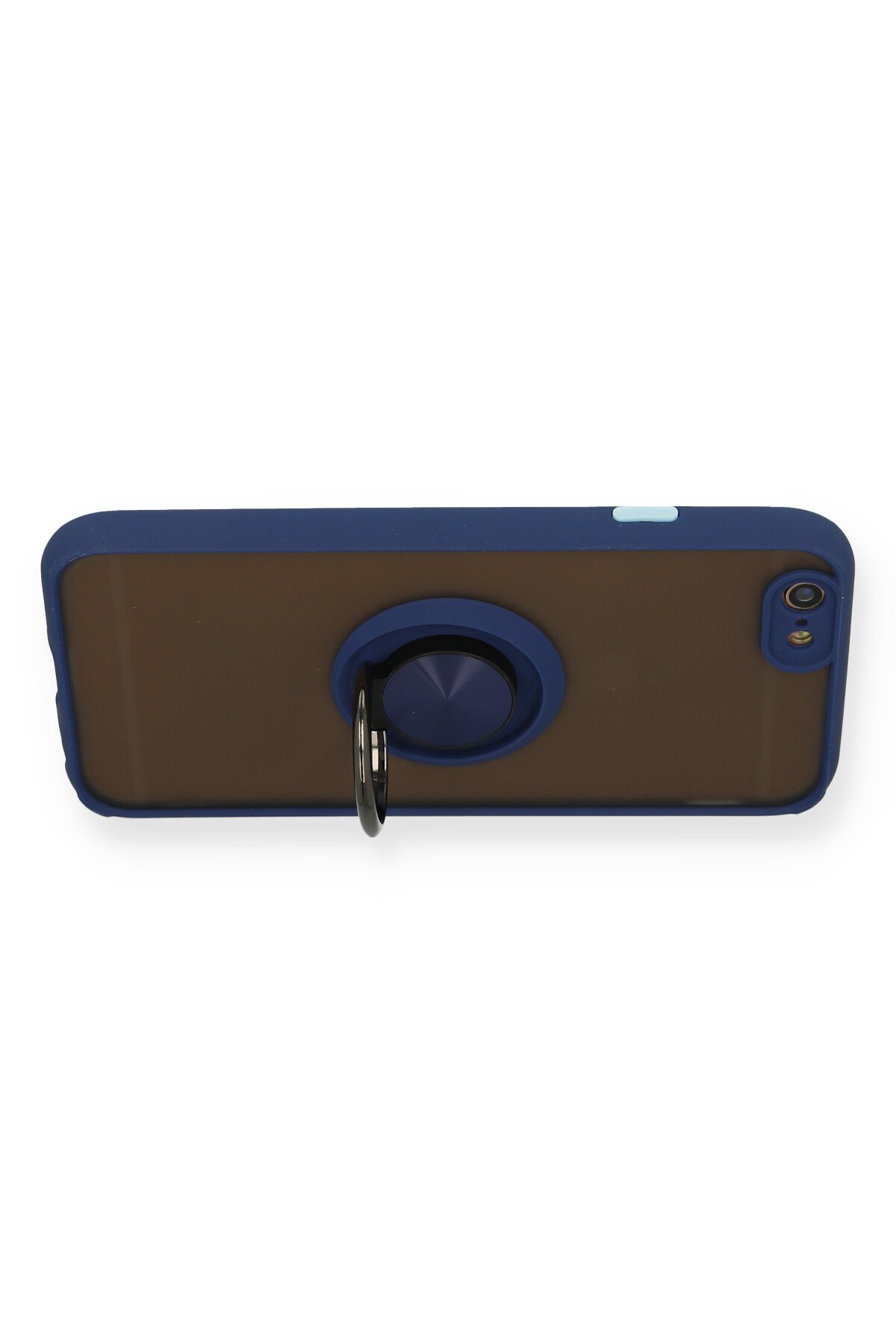 Newface iPhone 6 Kılıf Palm Buzlu Kamera Sürgülü Silikon - Siyah