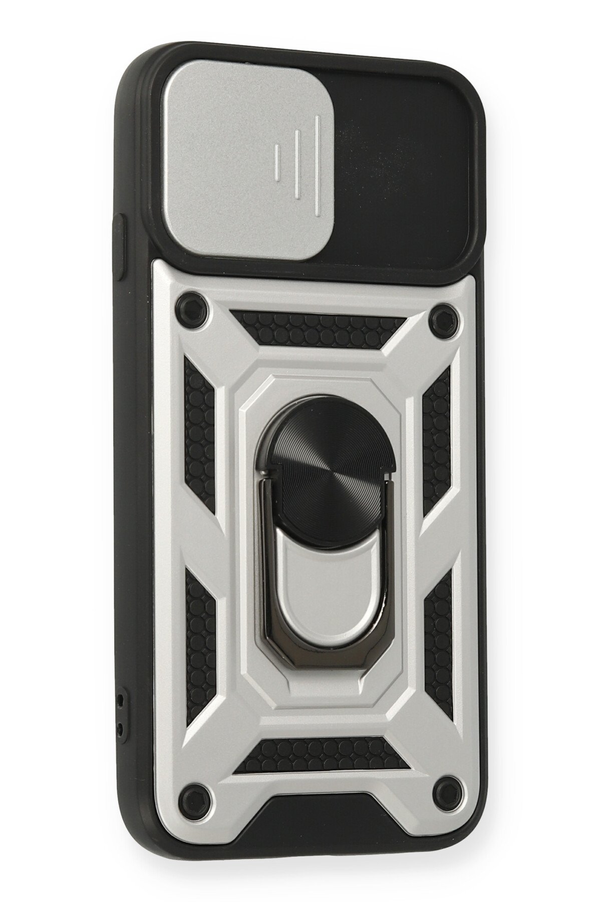 Newface iPhone 6 Kılıf Sofya Yüzüklü Silikon Kapak - Yeşil