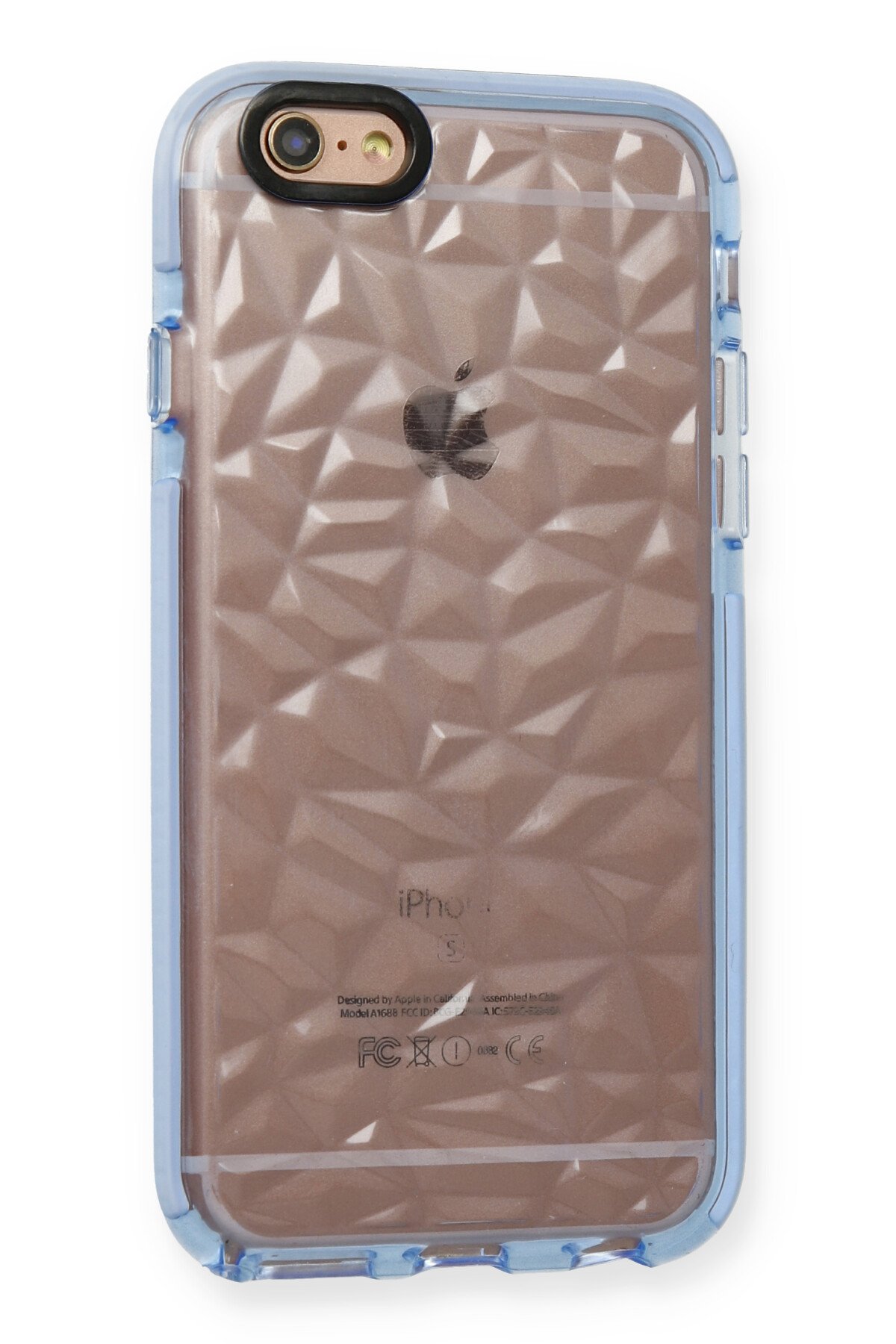 Newface iPhone 6 Kılıf Lansman Glass Kapak - Sarı