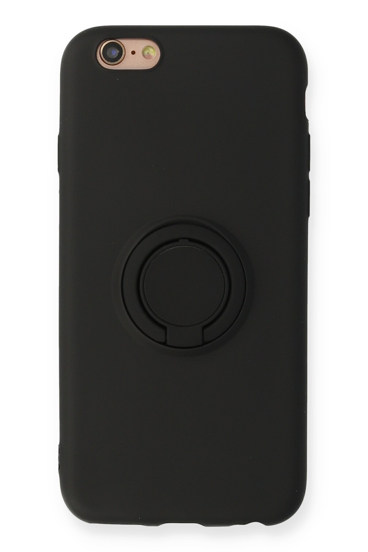 Newface iPhone 6 Kılıf Palm Buzlu Kamera Sürgülü Silikon - Sarı