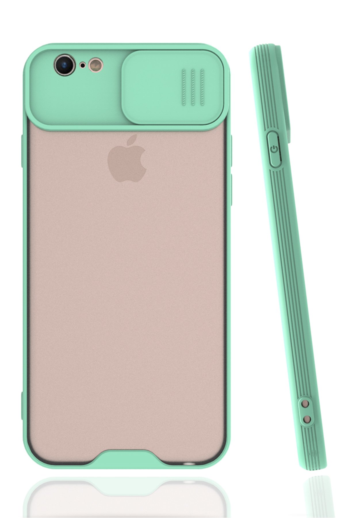 Newface iPhone 6 3D Antistatik Cam Ekran Koruyucu - Siyah