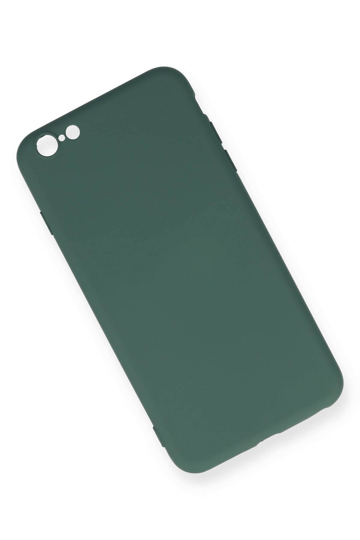 Newface iPhone 6 Plus Kılıf Sofya Yüzüklü Silikon Kapak - Gümüş