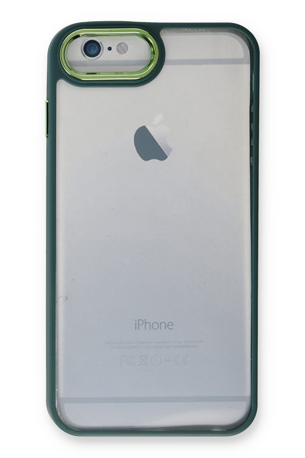 Newface iPhone 6 Plus Kılıf Palm Buzlu Kamera Sürgülü Silikon - Pembe