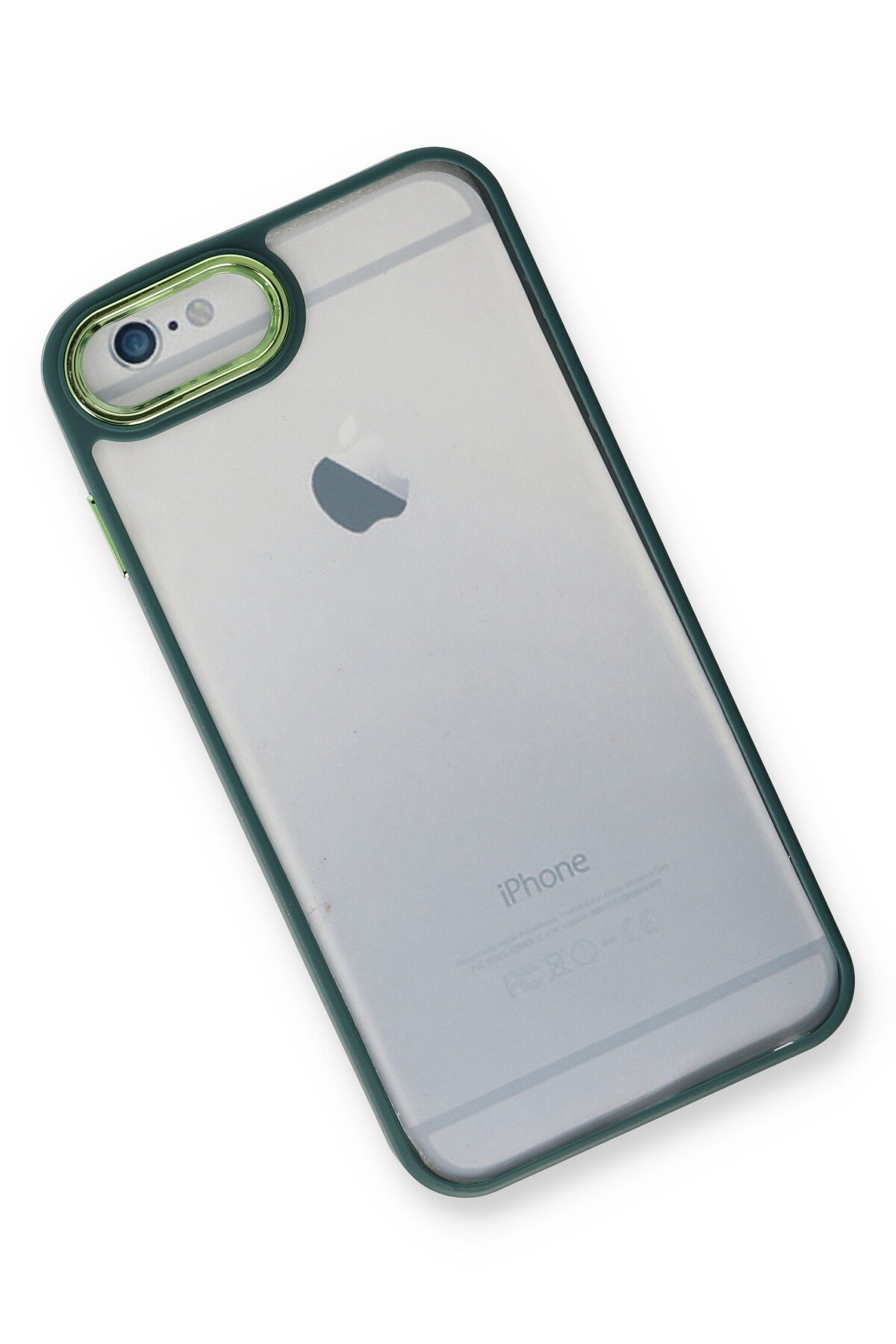 Newface iPhone 6 Plus Kılıf Palm Buzlu Kamera Sürgülü Silikon - Pembe