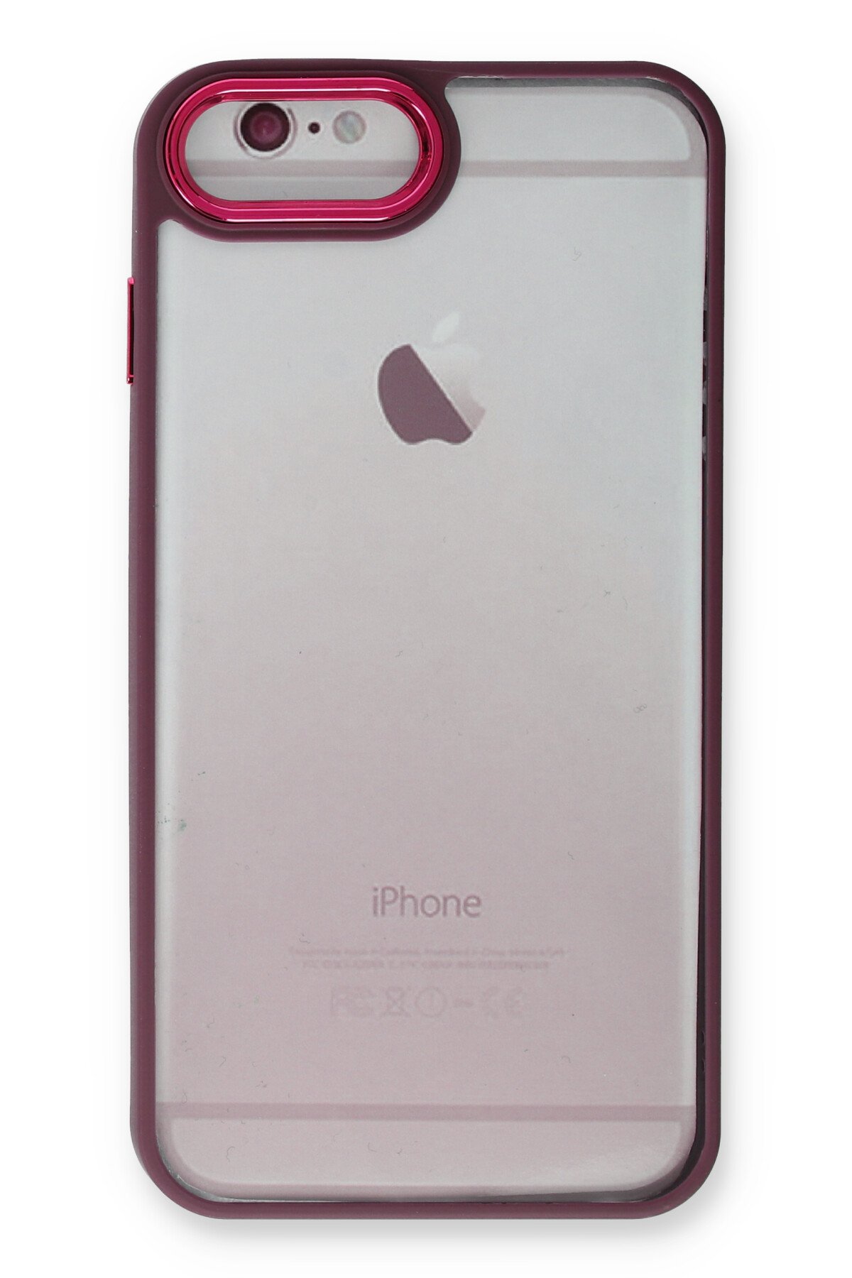 Newface iPhone 6 Plus Kılıf Sofya Yüzüklü Silikon Kapak - Gold