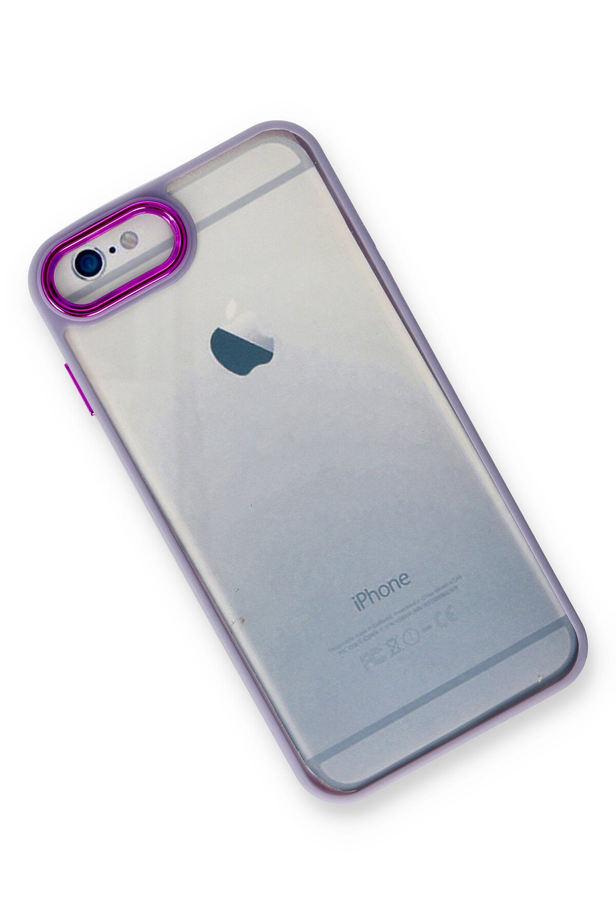 Newface iPhone 6 Plus Kılıf Nano içi Kadife Silikon - Sarı