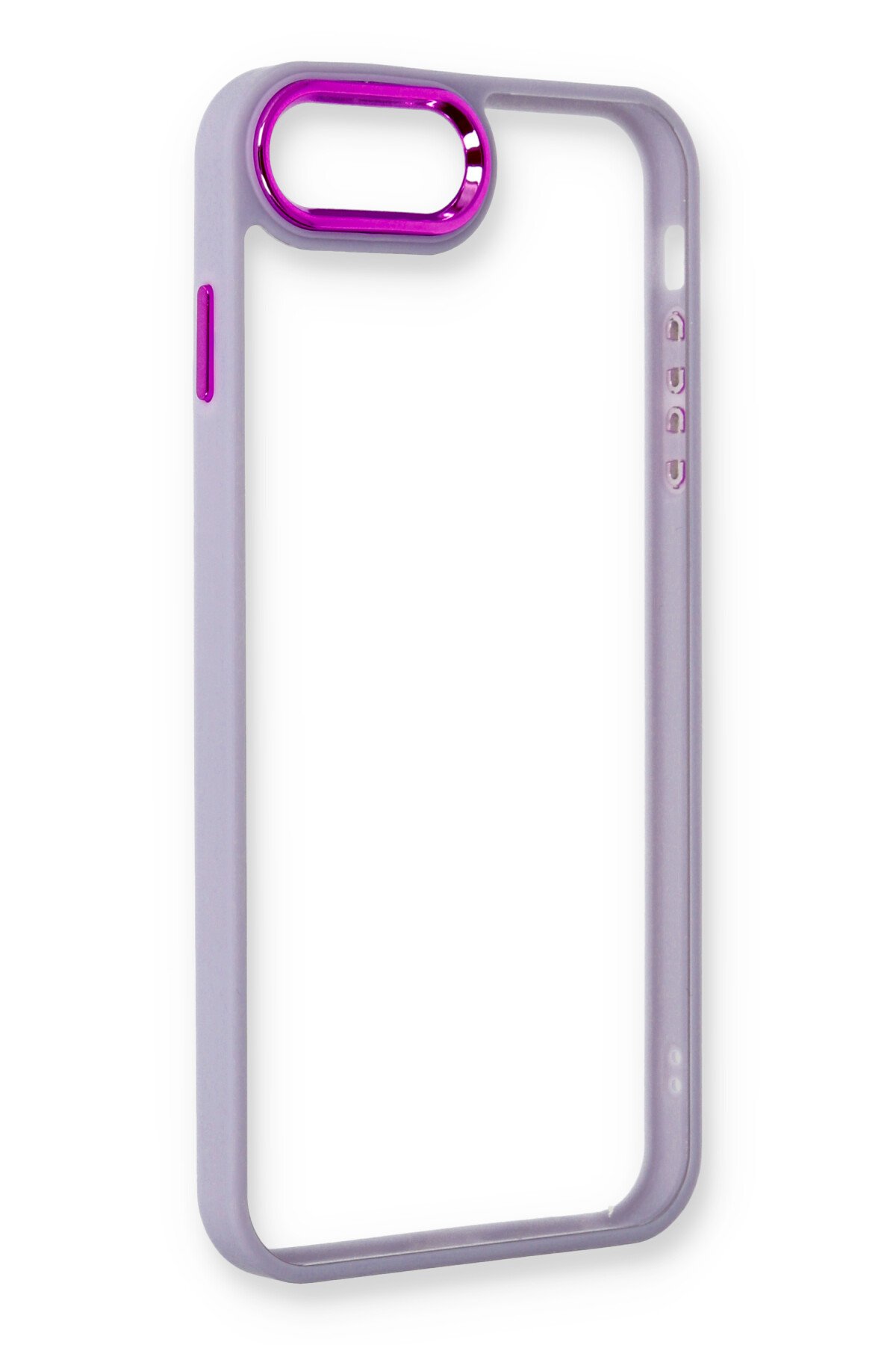 Newface iPhone 6 Plus Kılıf Nano içi Kadife  Silikon - Pudra