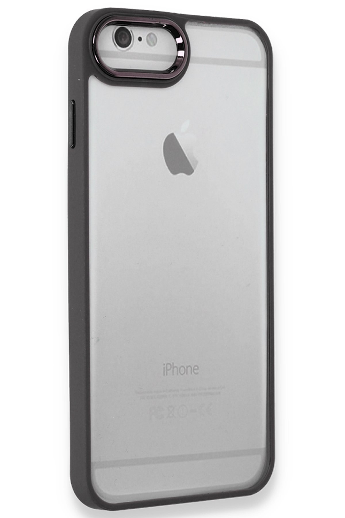 Newface iPhone 6 Plus Kılıf Zuma Kartvizitli Yüzüklü Silikon - Siyah