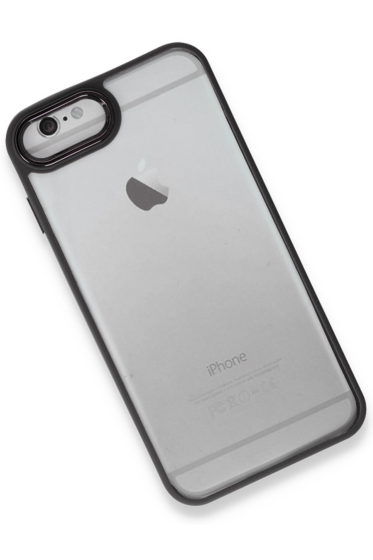 Newface iPhone 6 Plus Kılıf Zuma Kartvizitli Yüzüklü Silikon - Siyah