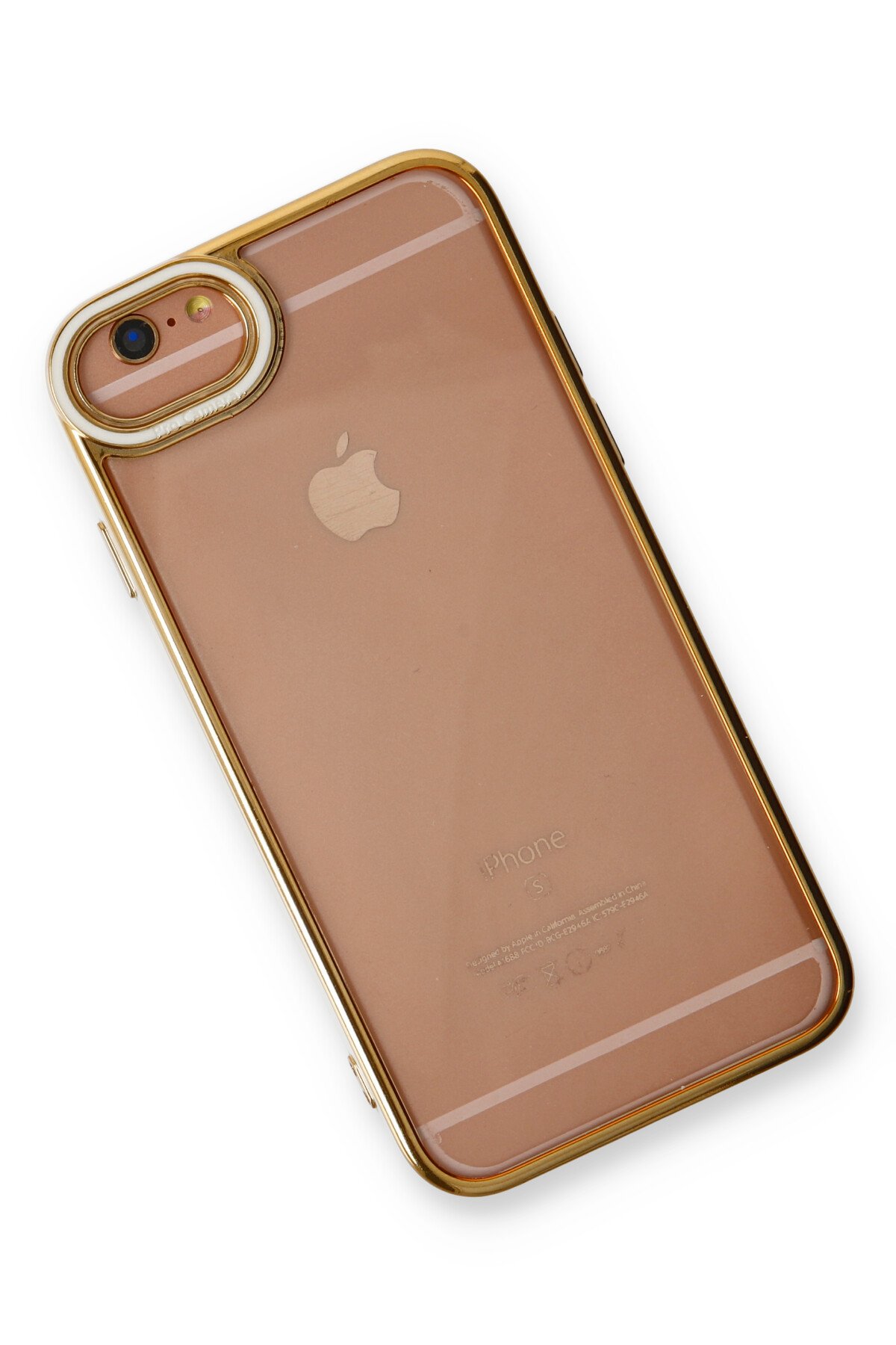 Newface iPhone 6 Plus Kılıf Sofya Yüzüklü Silikon Kapak - Gümüş