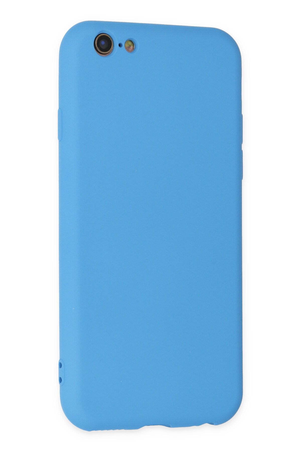 Newface iPhone 6 Plus Kılıf Nano içi Kadife Silikon - Koyu Yeşil