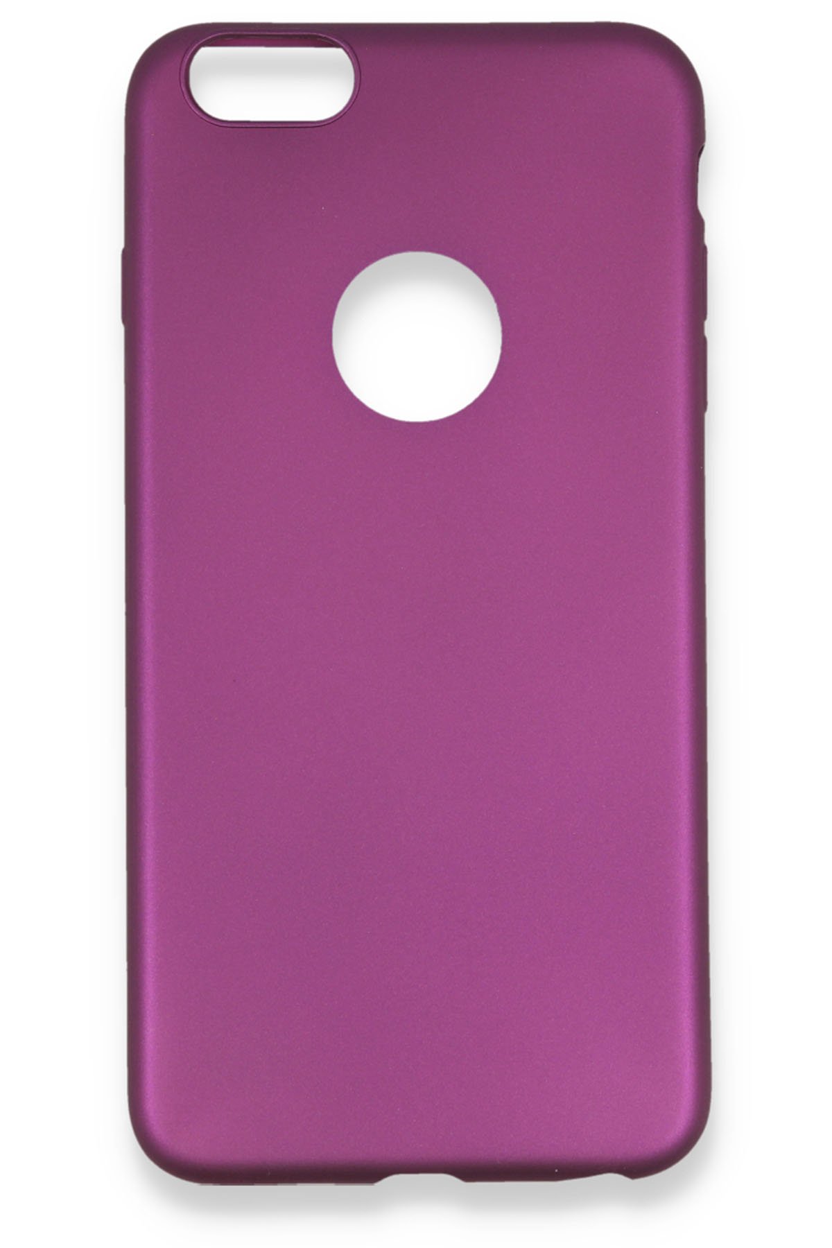 Newface iPhone 6 Plus Kılıf Palm Buzlu Kamera Sürgülü Silikon - Pembe