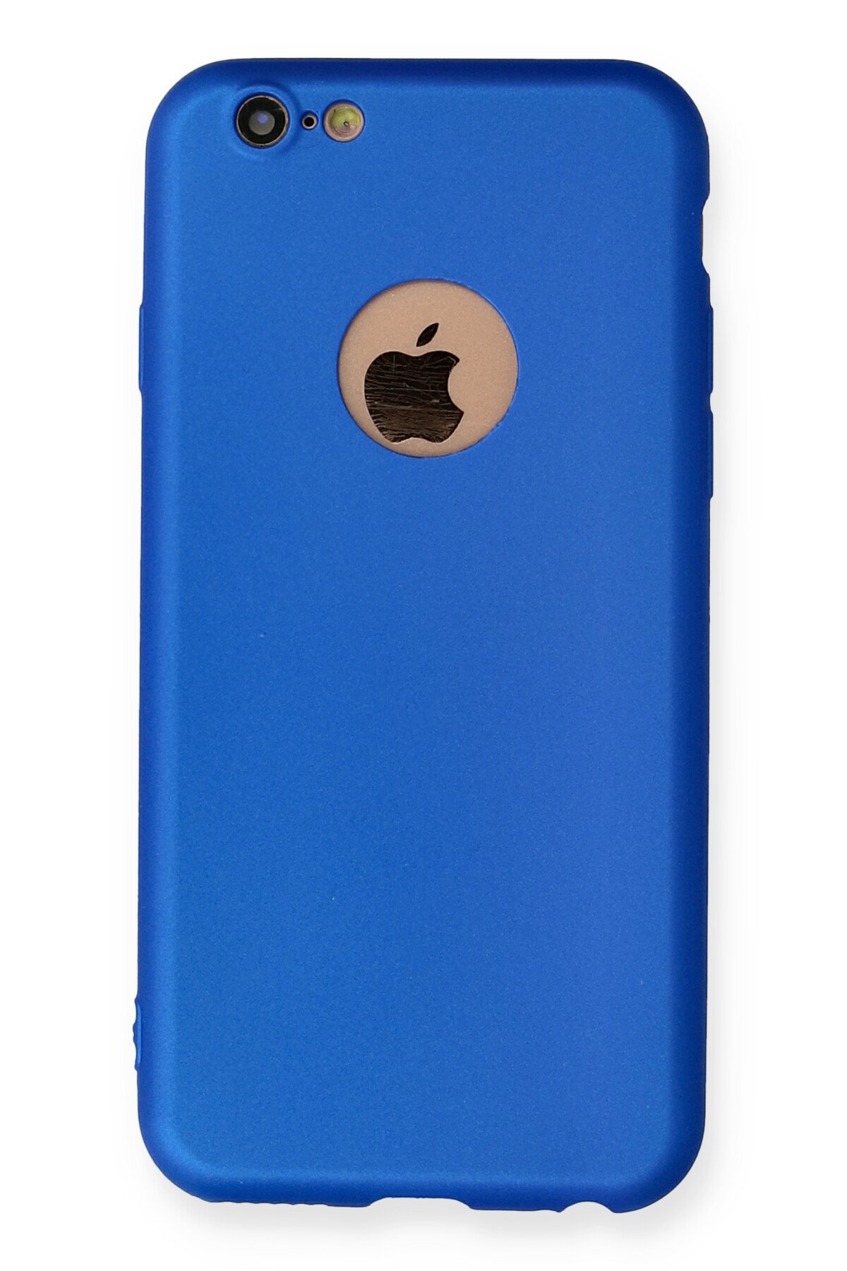 Newface iPhone 6 Plus Kılıf Nano içi Kadife Silikon - Turuncu