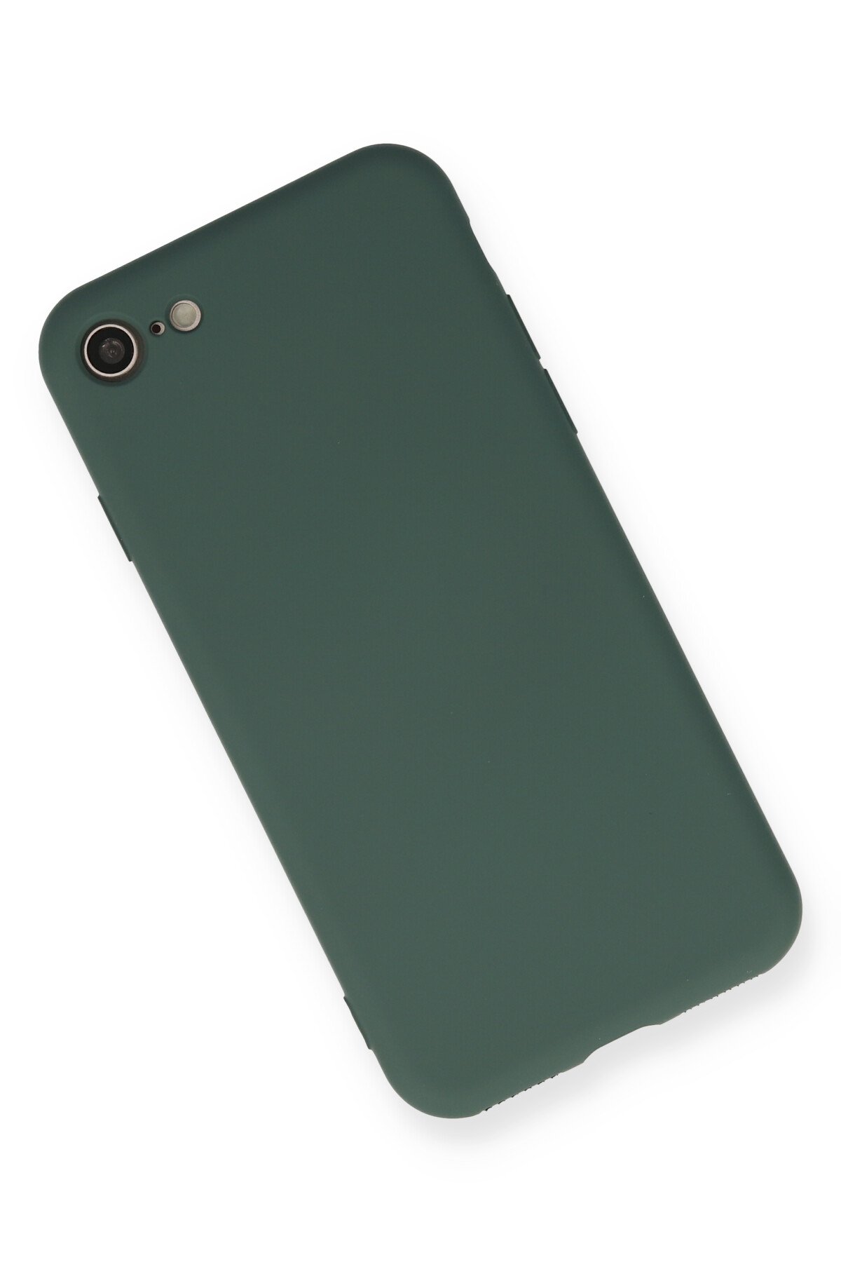 Newface iPhone 8 Kılıf Montreal Yüzüklü Silikon Kapak - Buz Mavi