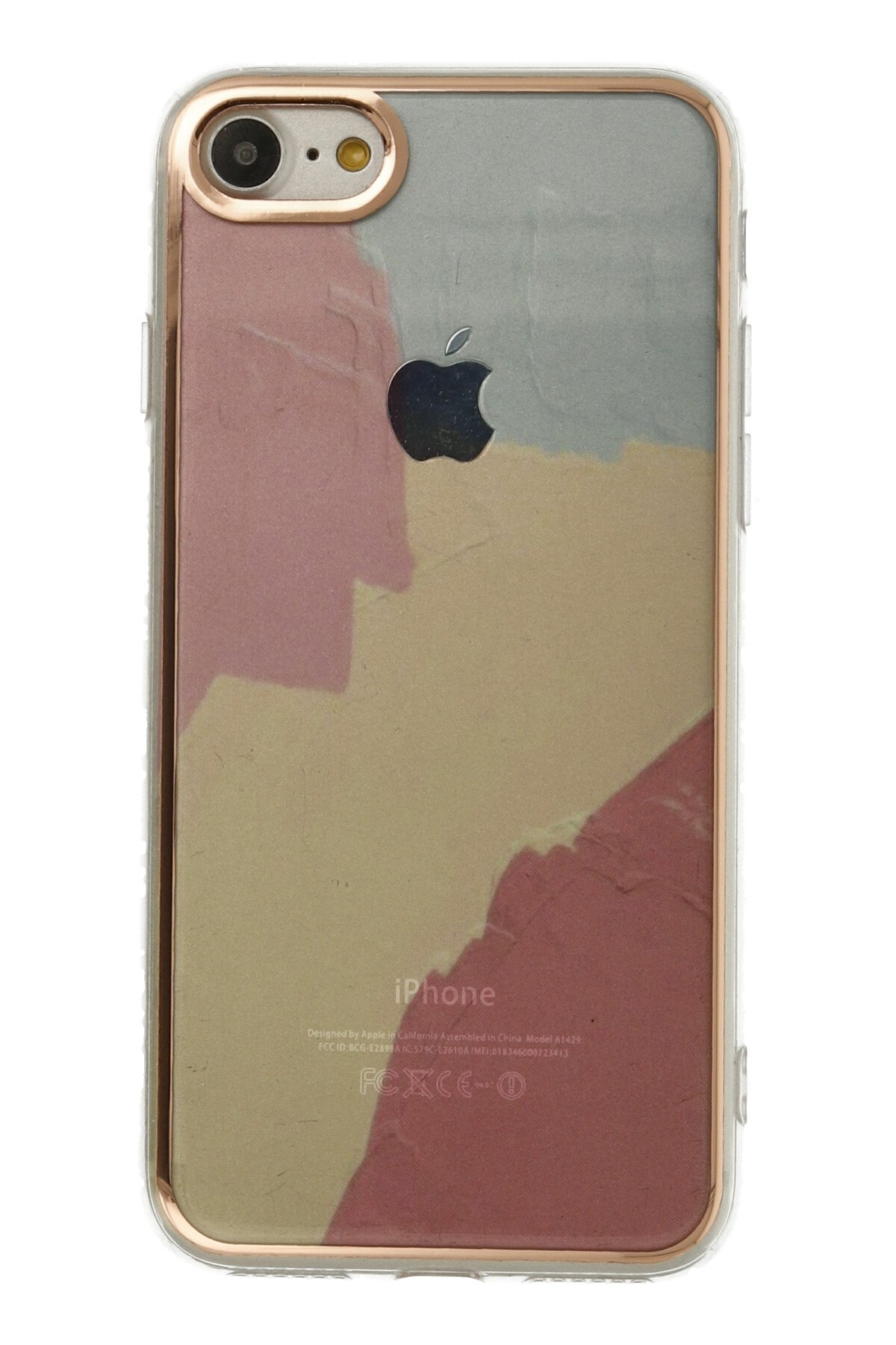 Newface iPhone 7 Kılıf Liva Lens Silikon - Lila