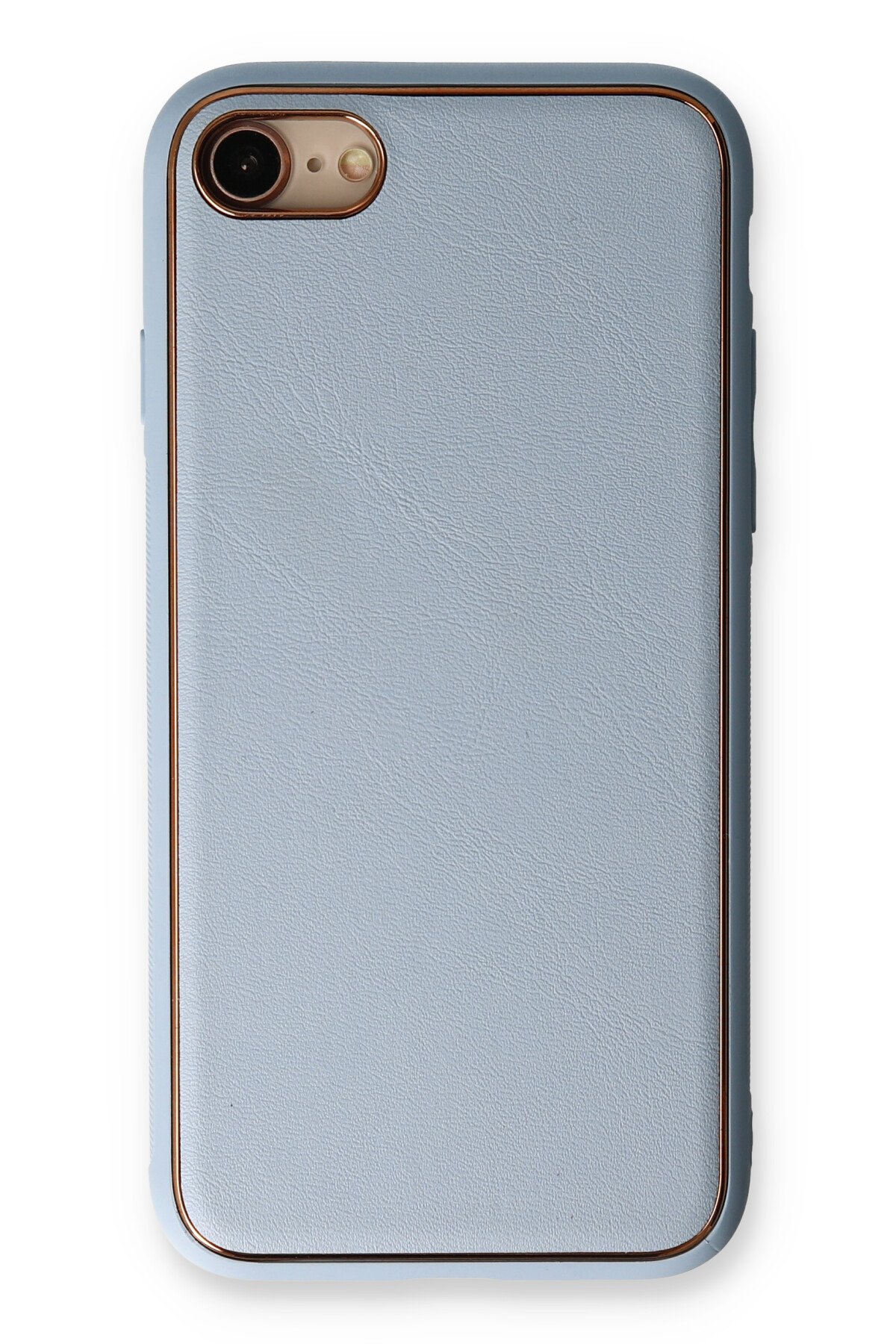 Newface iPhone 7 Kılıf Daisy Simli Magsafe Kapak - Mavi