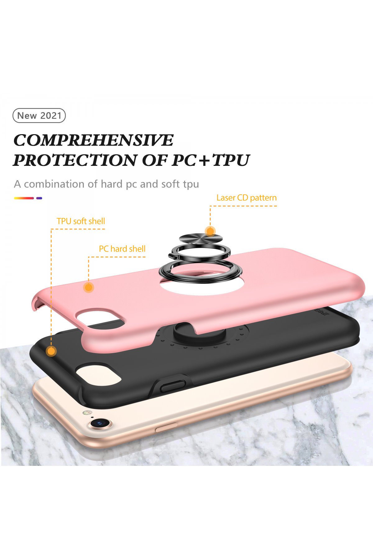 Newface iPhone 7 3D Antistatik Seramik Nano Ekran Koruyucu - Siyah