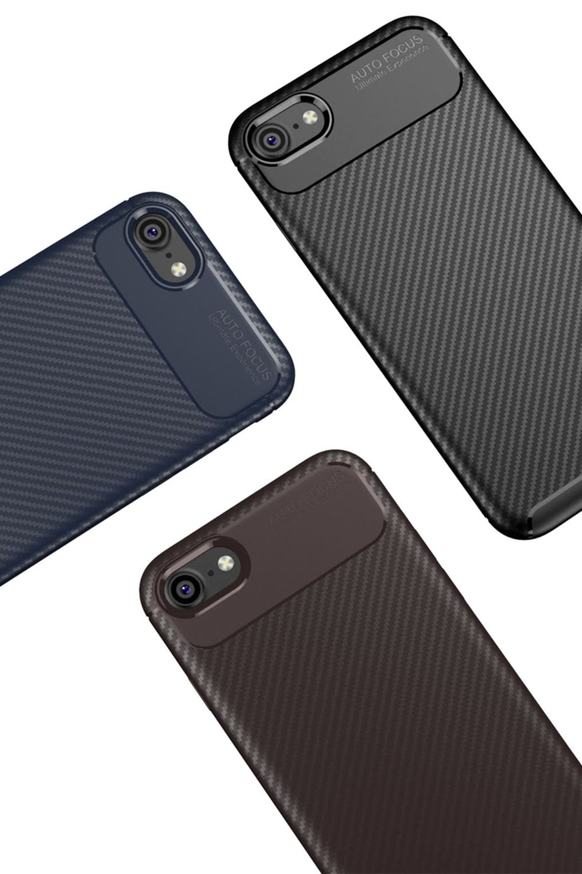 Newface iPhone 7 Kılıf Nano içi Kadife Silikon - Koyu Yeşil