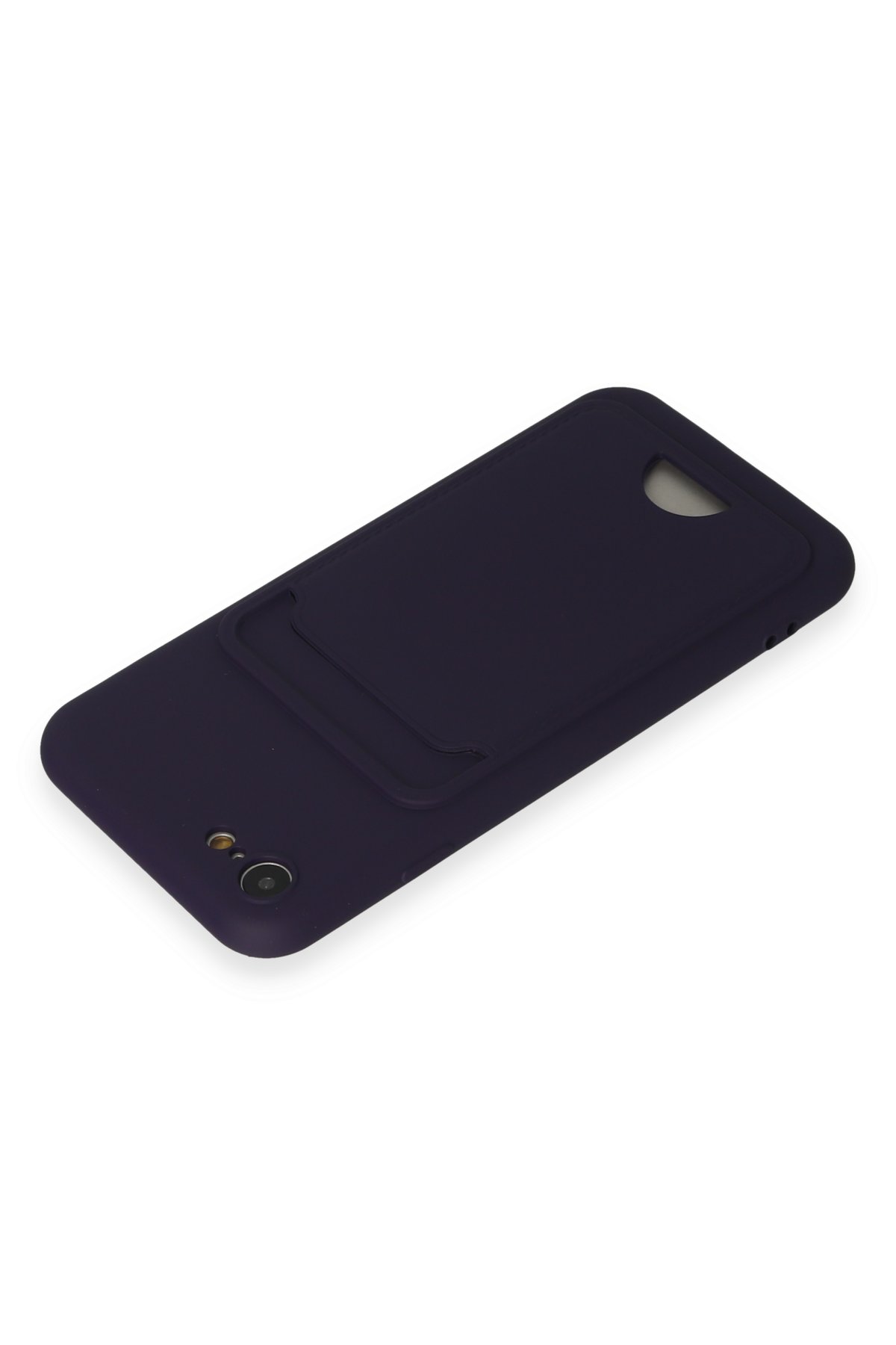 Newface iPhone 7 Kılıf Range Yüzüklü Silikon - Siyah-Gold