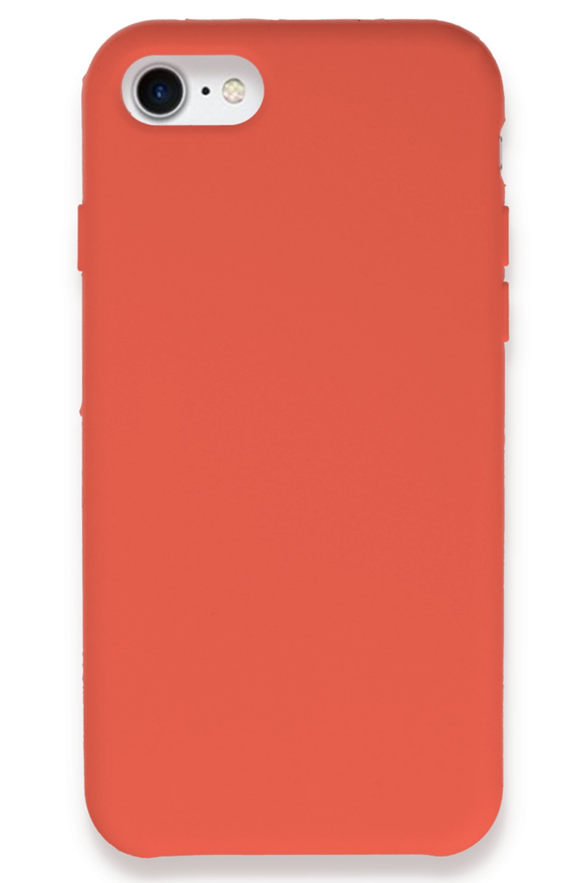 Newface iPhone 7 Kılıf First Silikon - Turuncu