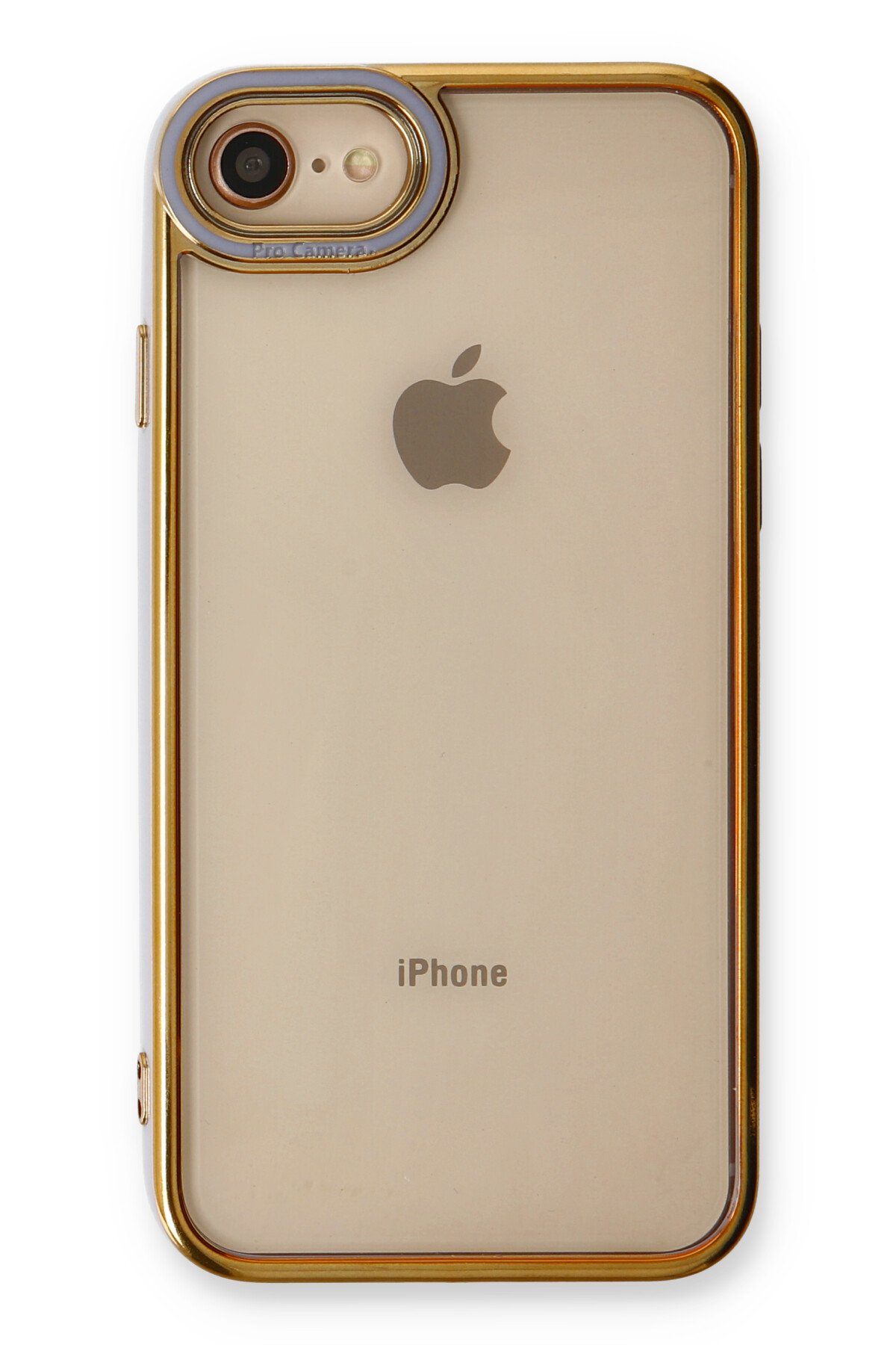 Newface iPhone 7 Kılıf YouYou Silikon Kapak - Gold