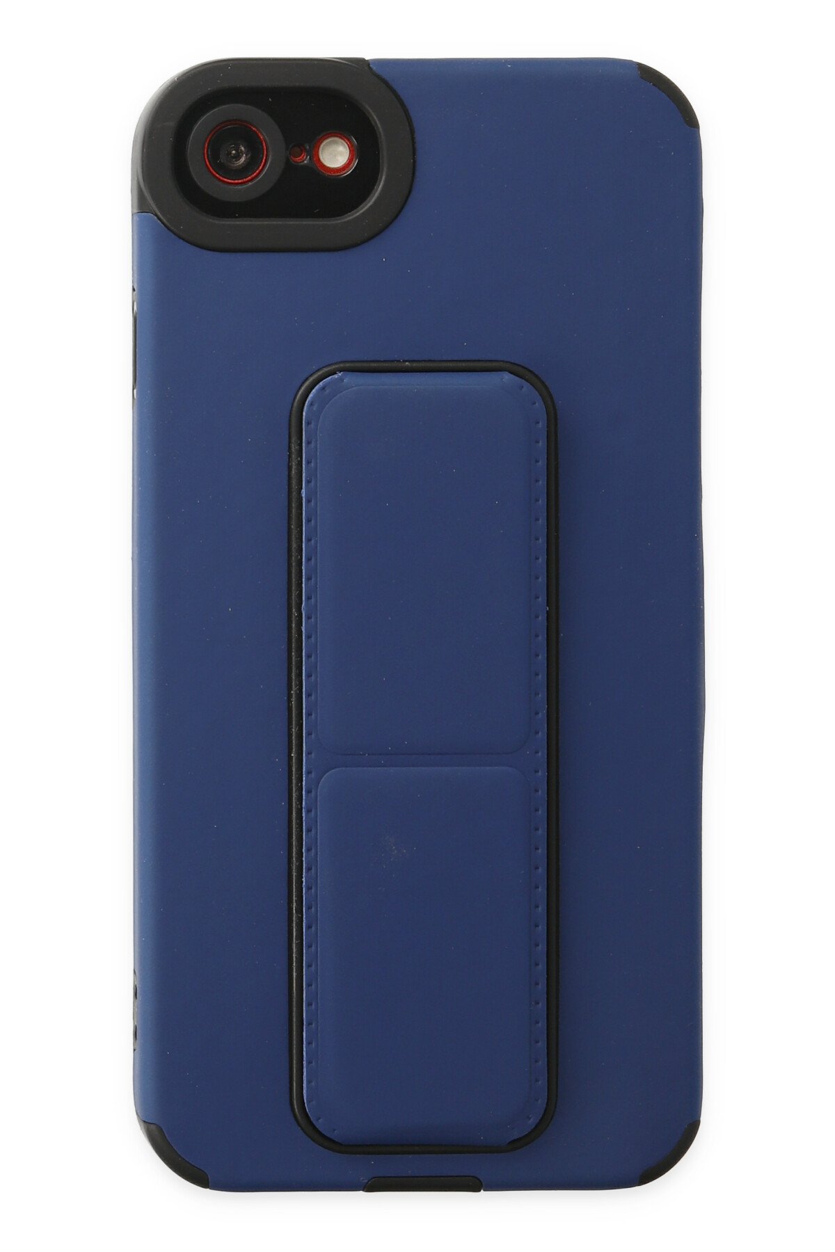 Newface iPhone 7 Kılıf Mega Standlı Silikon - Mavi