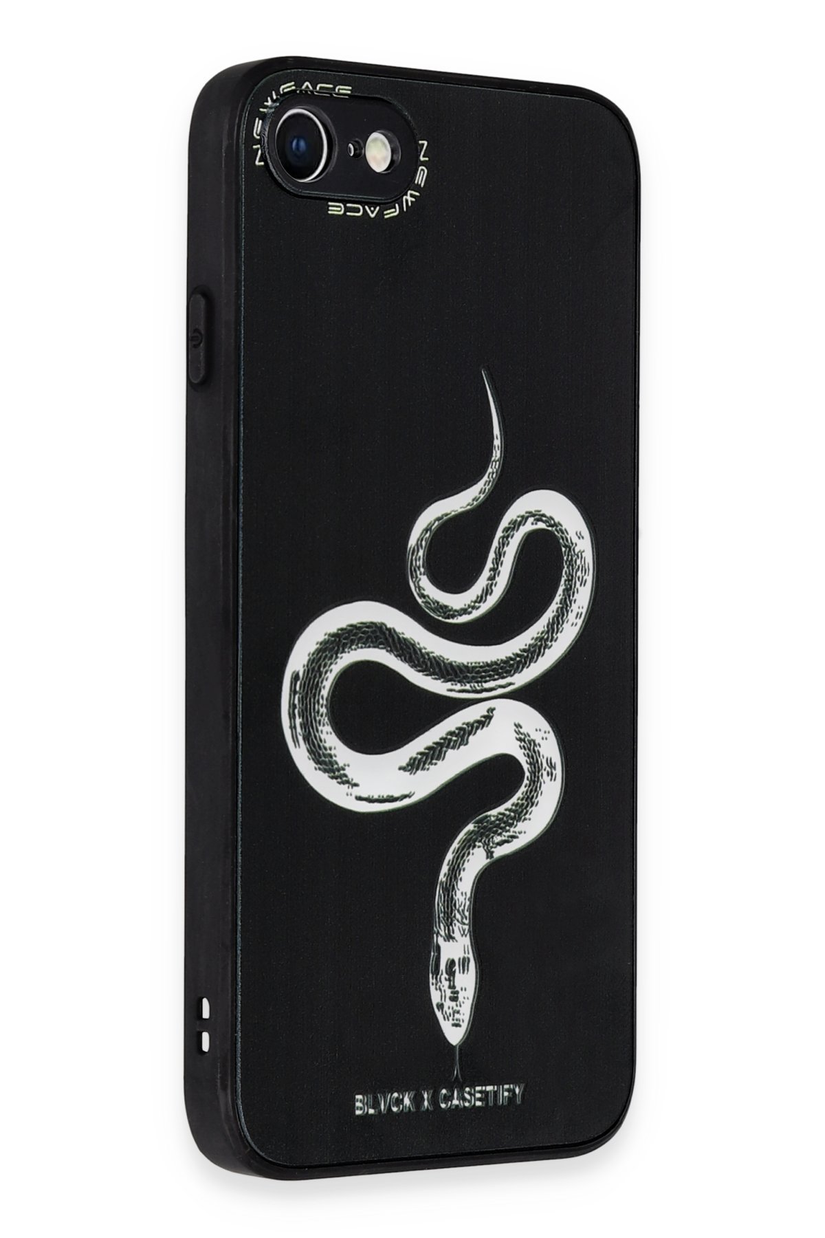 Newface iPhone 7 Kılıf Zuma Kartvizitli Yüzüklü Silikon - Lila