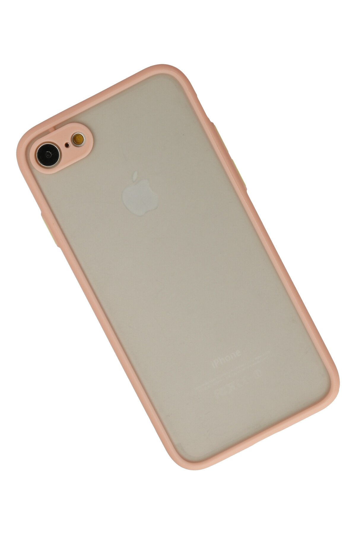 Newface iPhone 7 Kılıf Coco Deri Silikon Kapak - Mor
