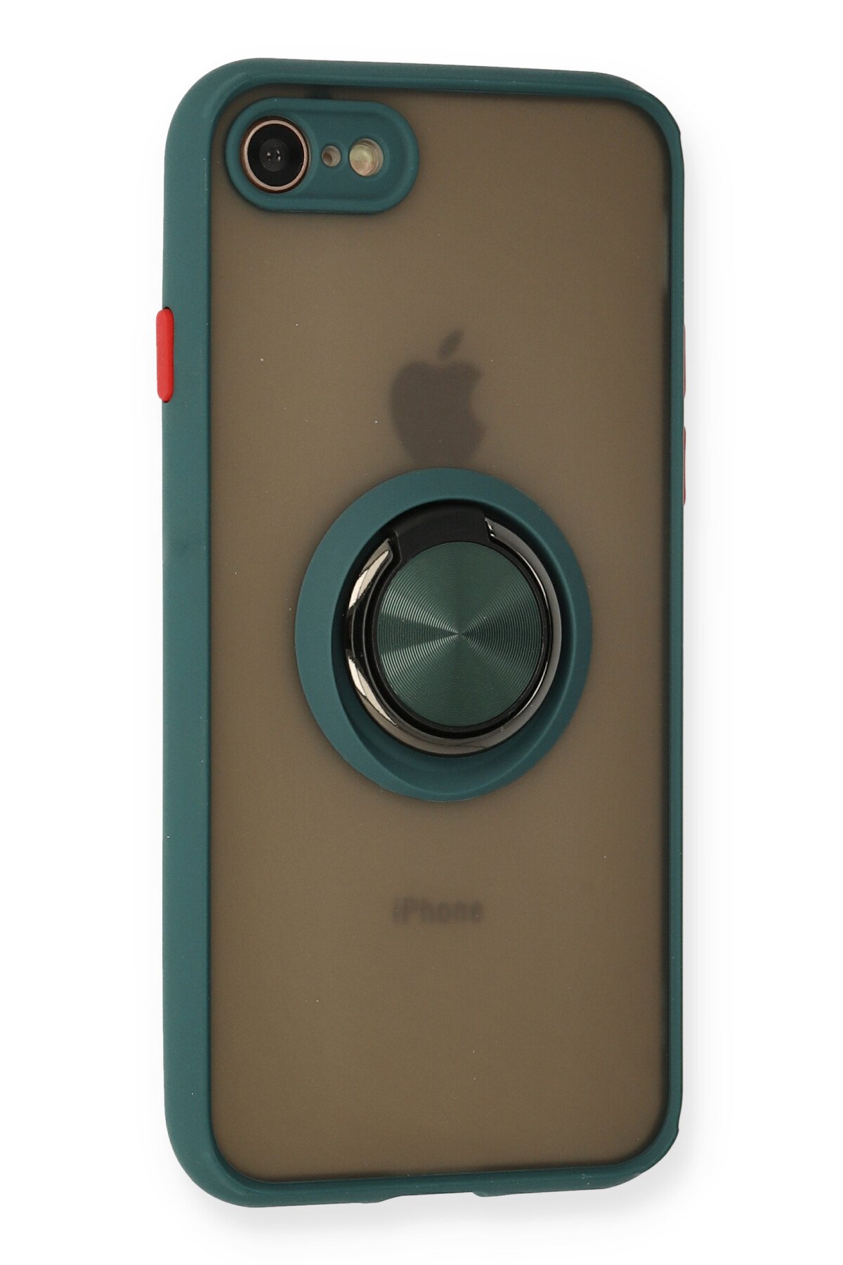 Newface iPhone 7 Kılıf Mega Standlı Silikon - Yeşil