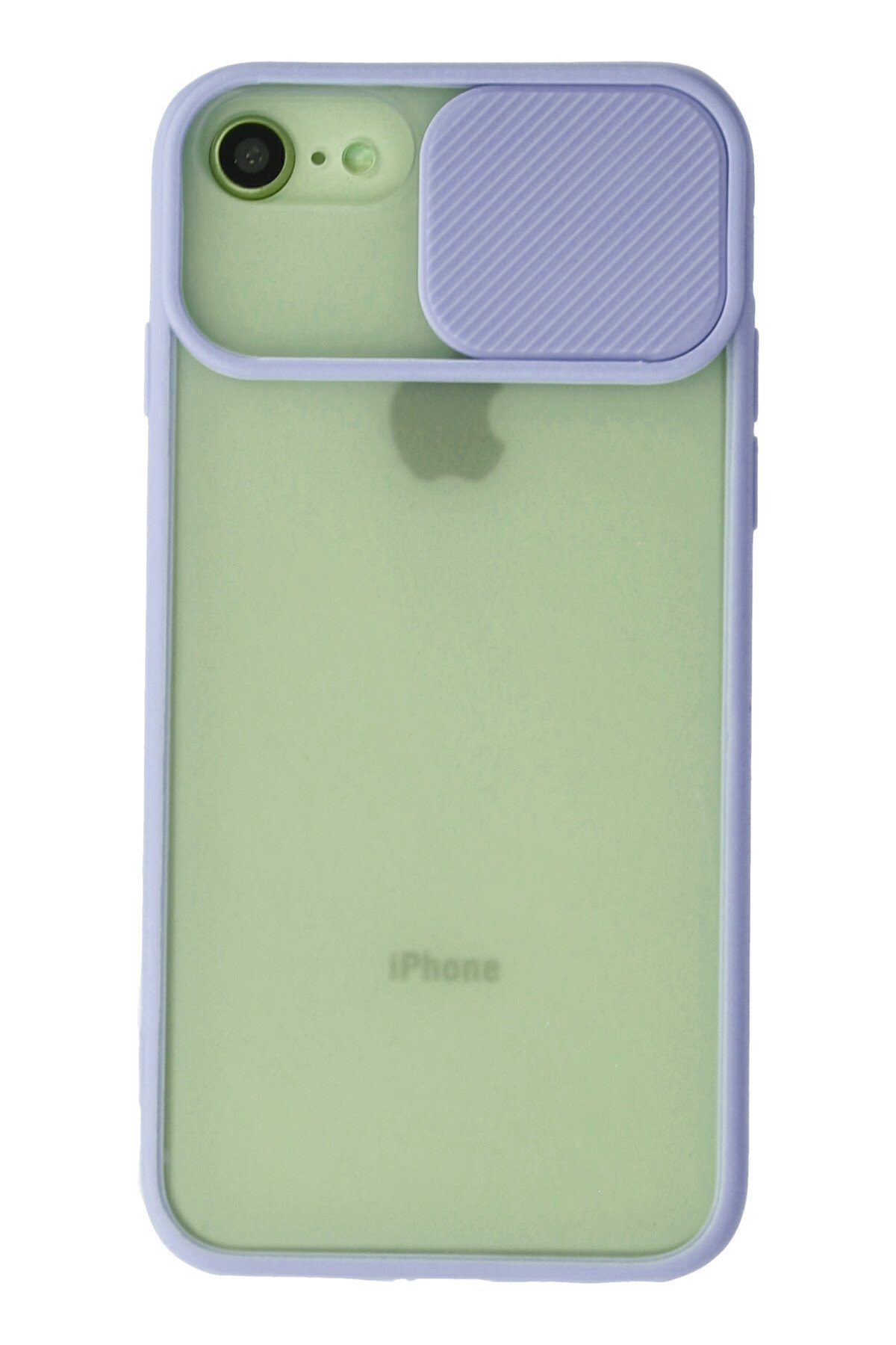Newface iPhone 7 Kılıf Platin Simli Silikon - Lacivert