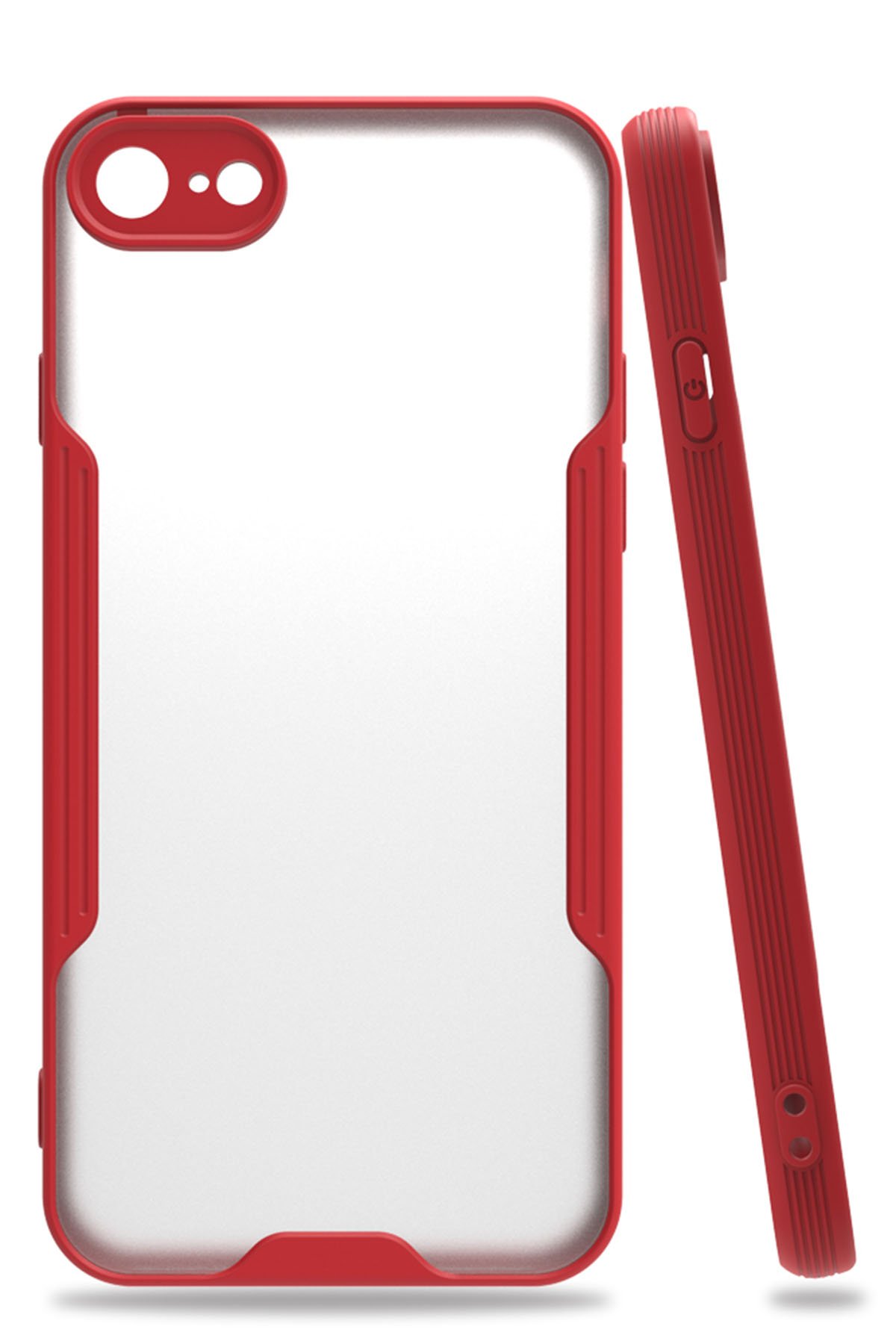 Newface iPhone 7 Kılıf YouYou Silikon Kapak - Kırmızı