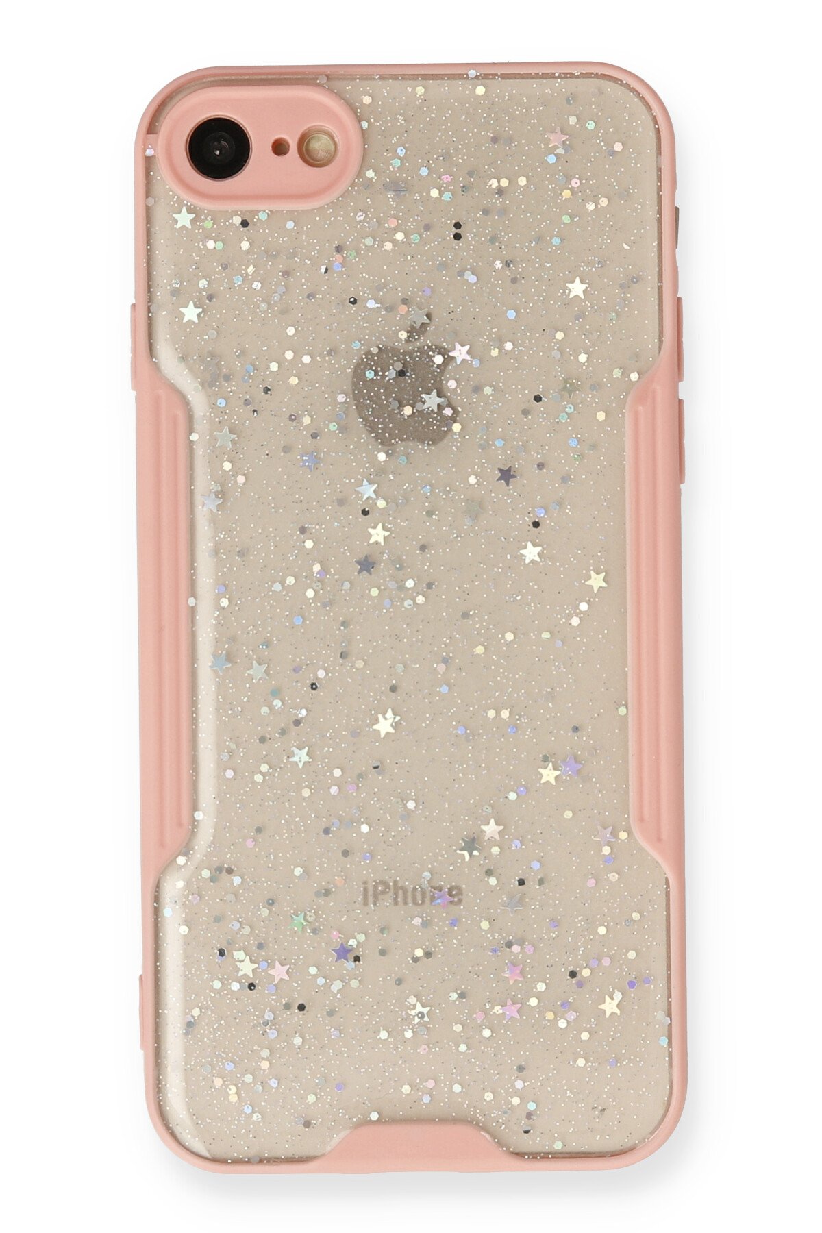 Newface iPhone 7 Kılıf Coco Deri Silikon Kapak - Lila