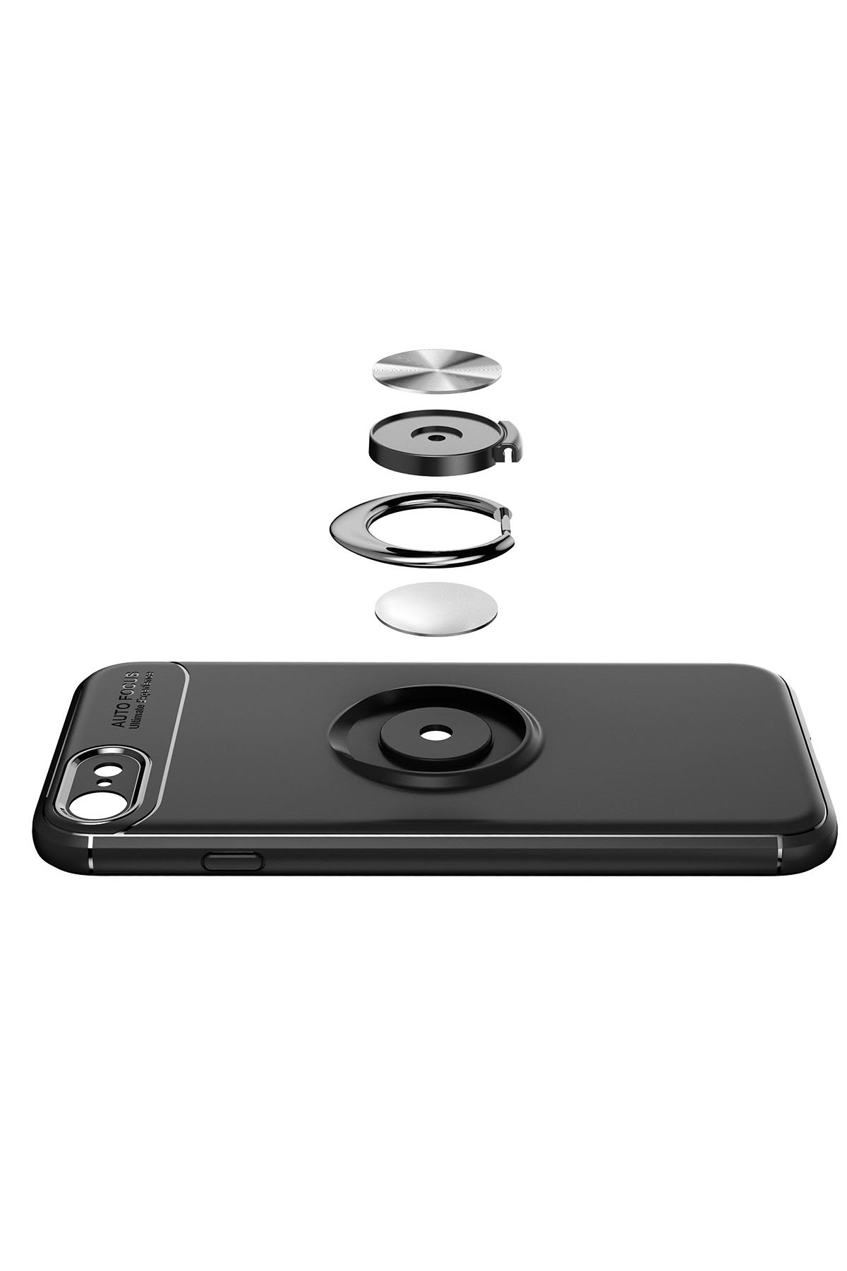 Newface iPhone 7 Kılıf Coco Karbon Silikon - Beyaz