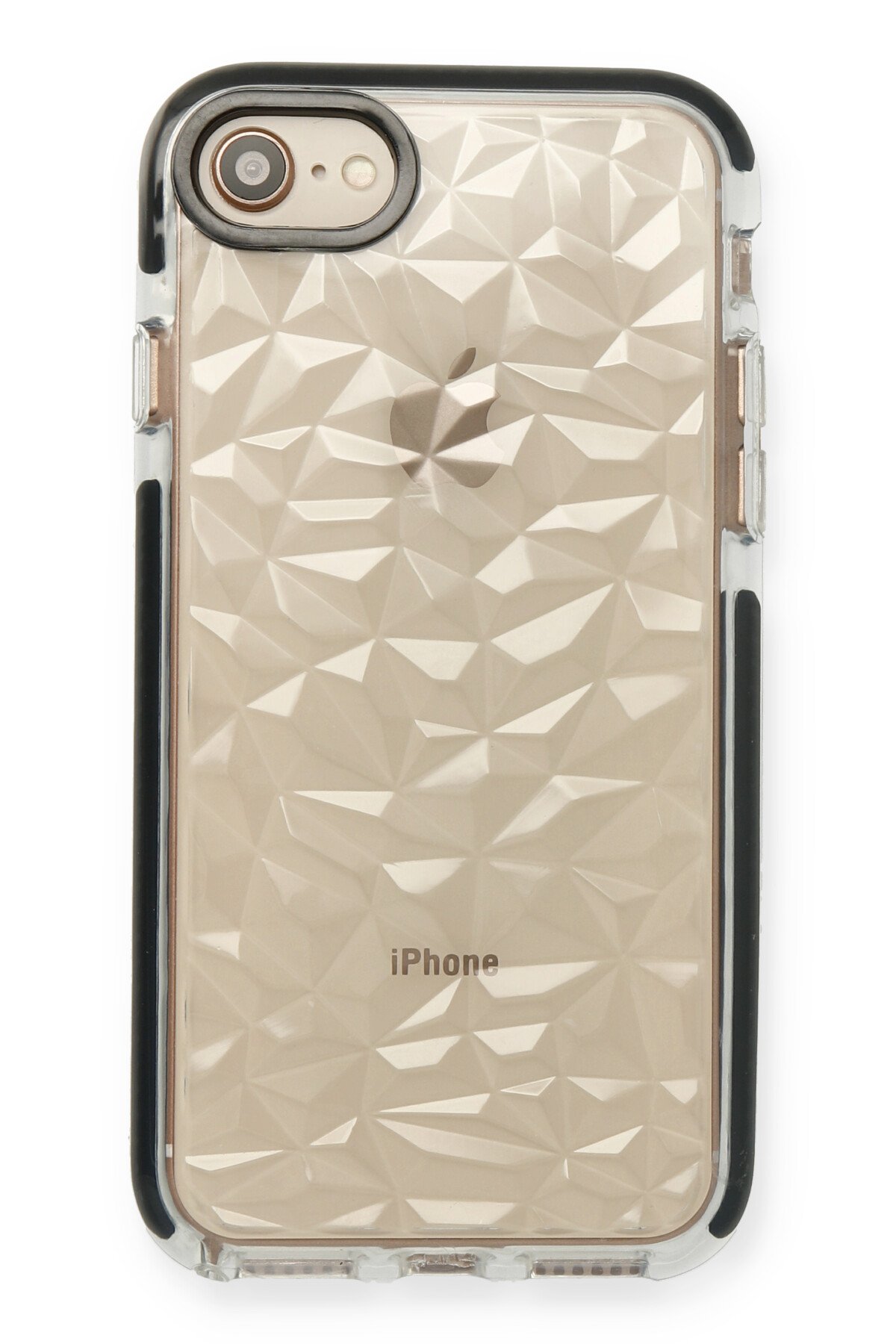 Newface iPhone 8 Kılıf Volet Silikon - Siyah