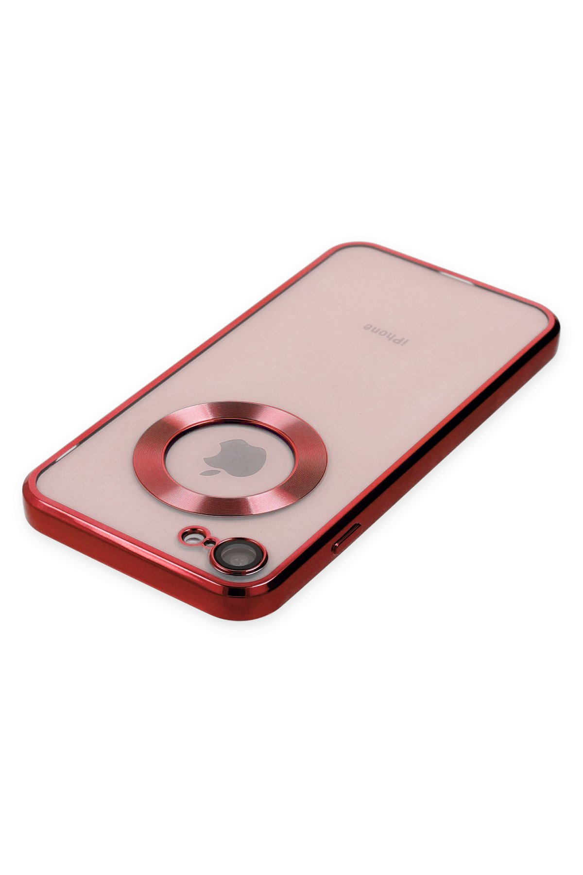 Newface iPhone 7 Kılıf Nano içi Kadife Silikon - Kırmızı