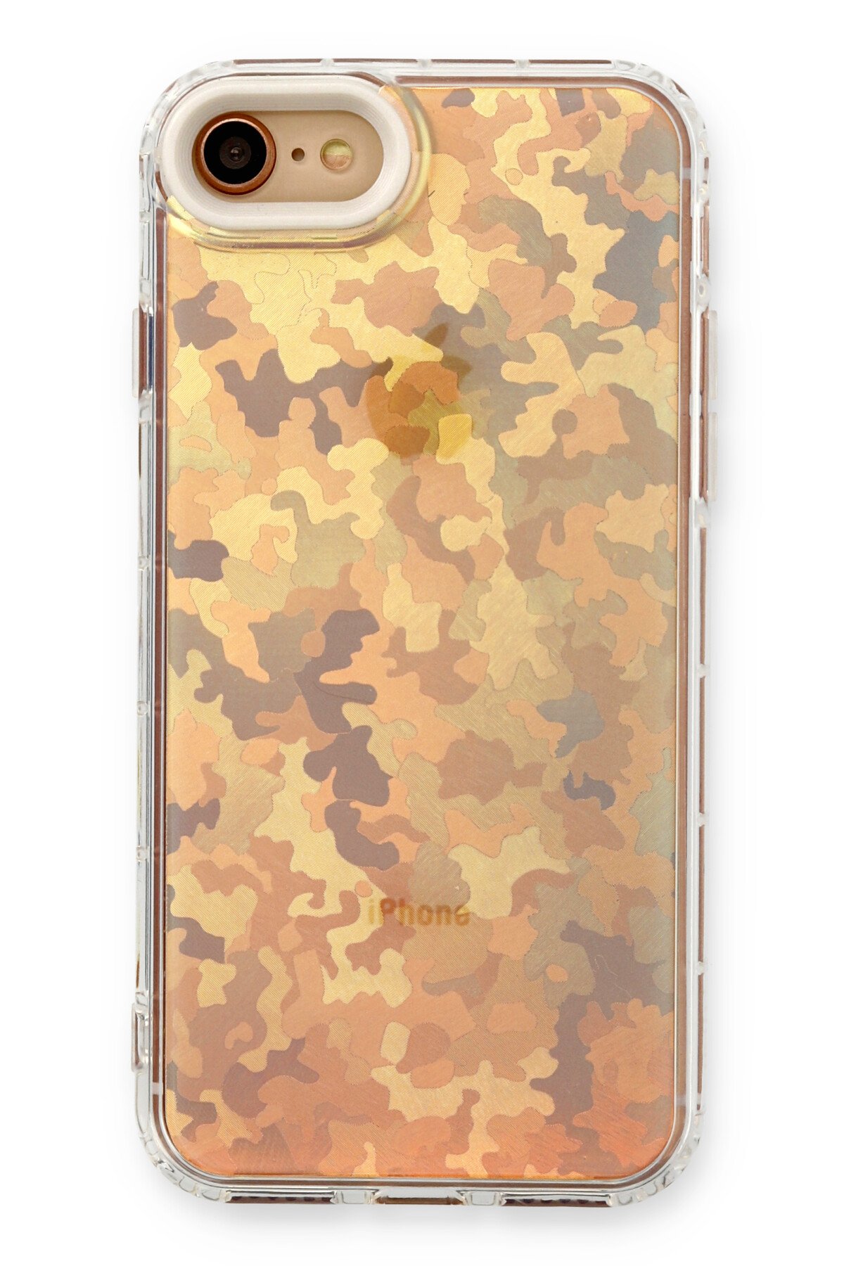 Newface iPhone 7 Kılıf Montreal Yüzüklü Silikon Kapak - Lacivert