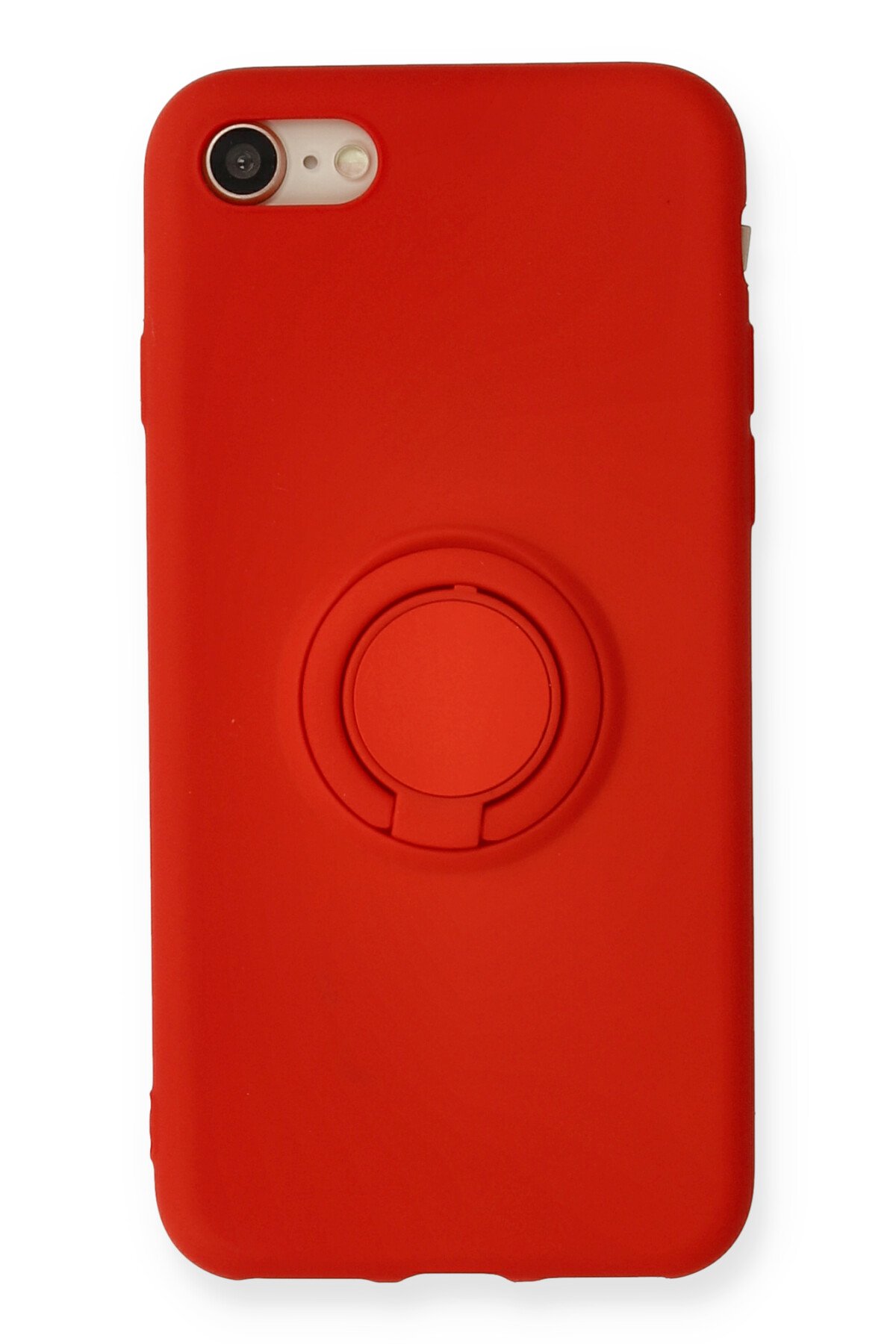 Newface iPhone SE 2020 Kılıf Coco Deri Silikon Kapak - Sarı