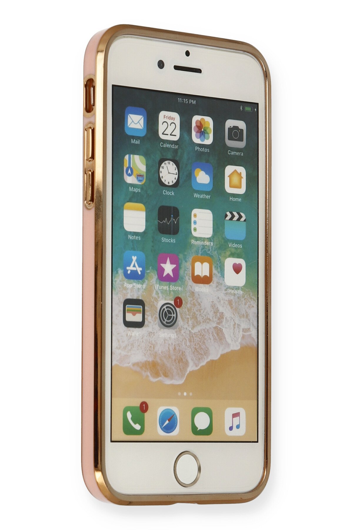 Newface iPhone 8 Kılıf Nano içi Kadife Silikon - Sarı