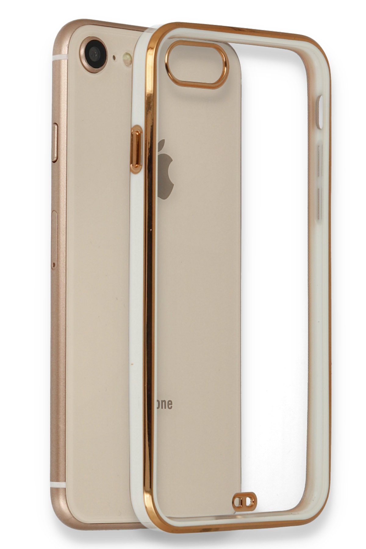 Newface iPhone 8 Kılıf Daisy Simli Magsafe Kapak - Siyah