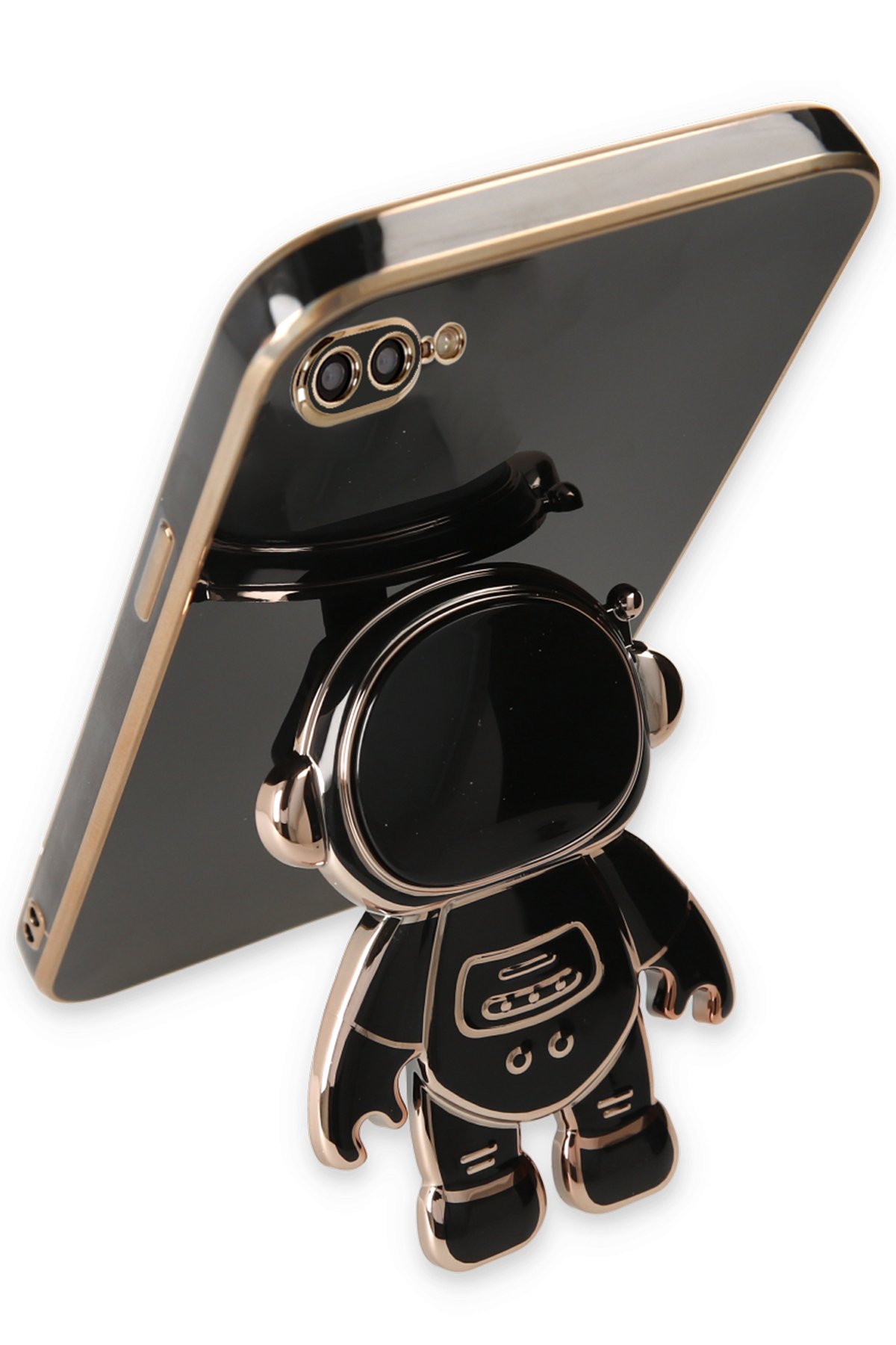 Newface iPhone 7 Plus Kılıf Trend S Plus Kapaklı Kılıf - Gold