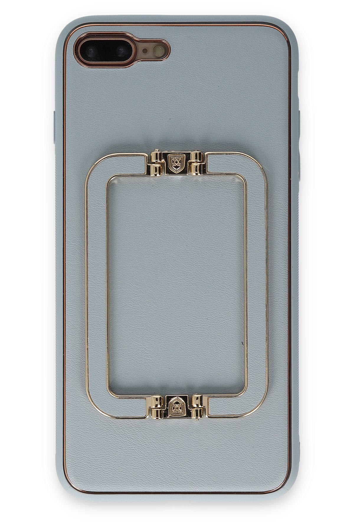 Newface iPhone 7 Plus Kılıf Kelvin Kartvizitli Silikon - Lila