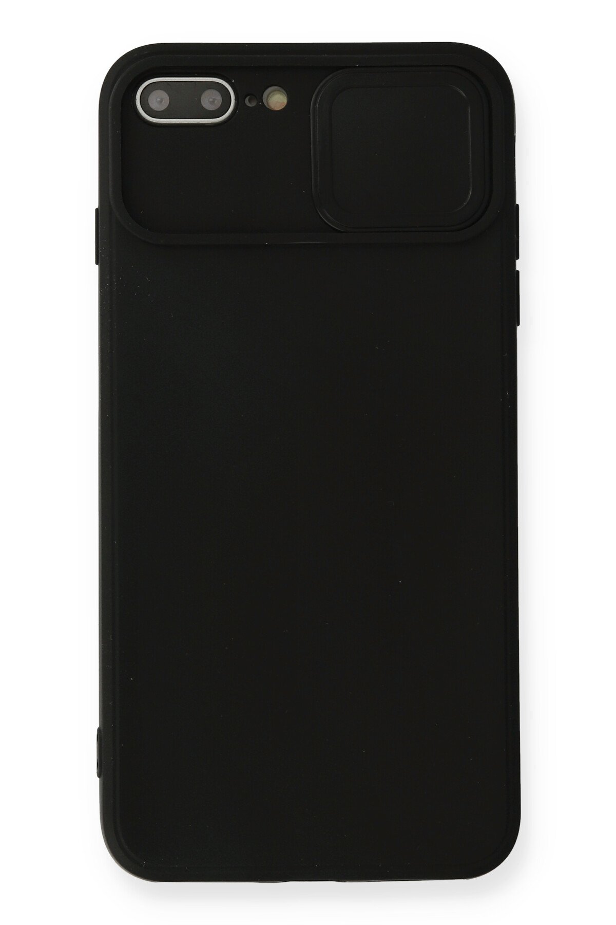 Newface iPhone 8 Plus Kılıf Color Lens Silikon - Gri