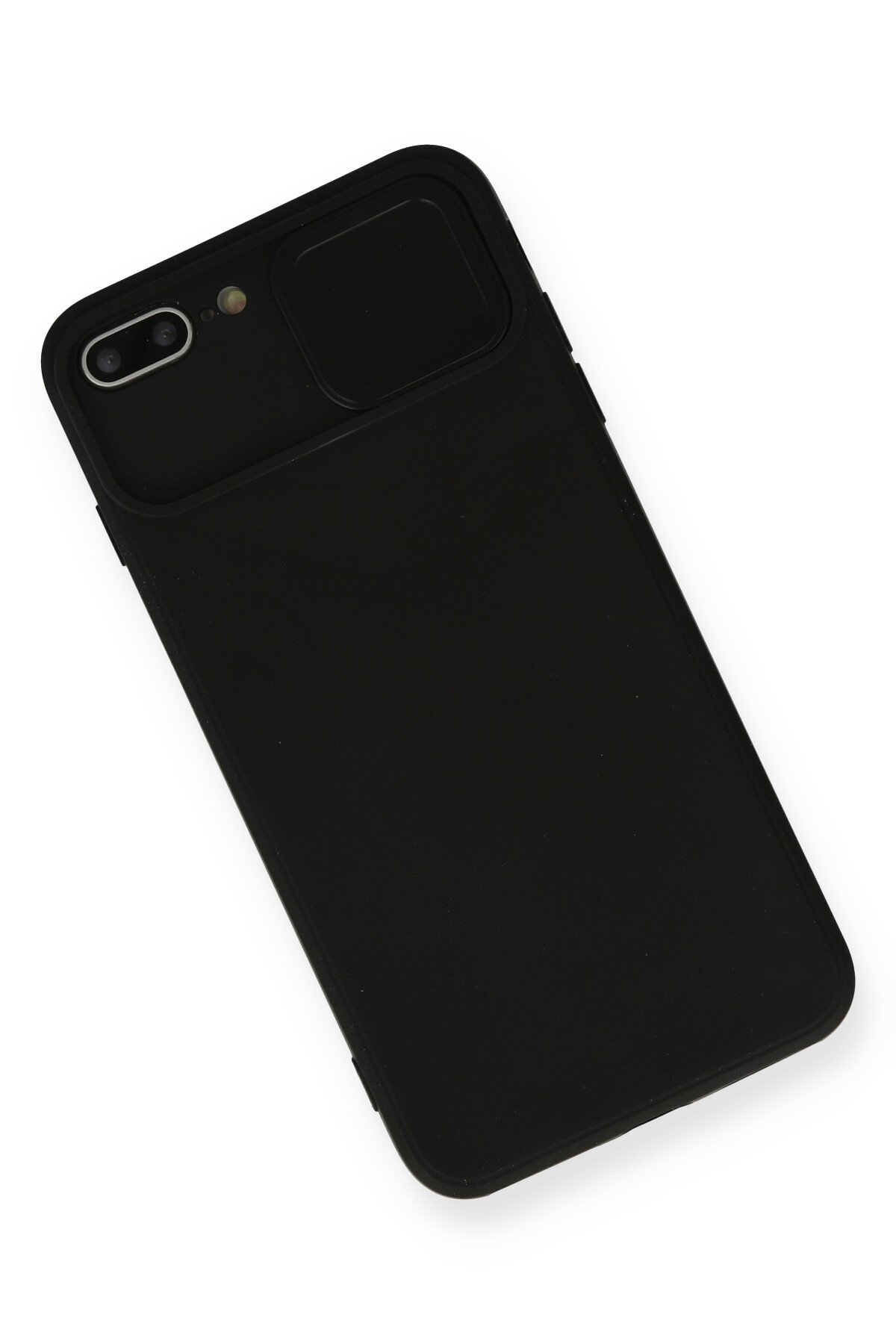 Newface iPhone 8 Plus Kılıf Color Lens Silikon - Gri