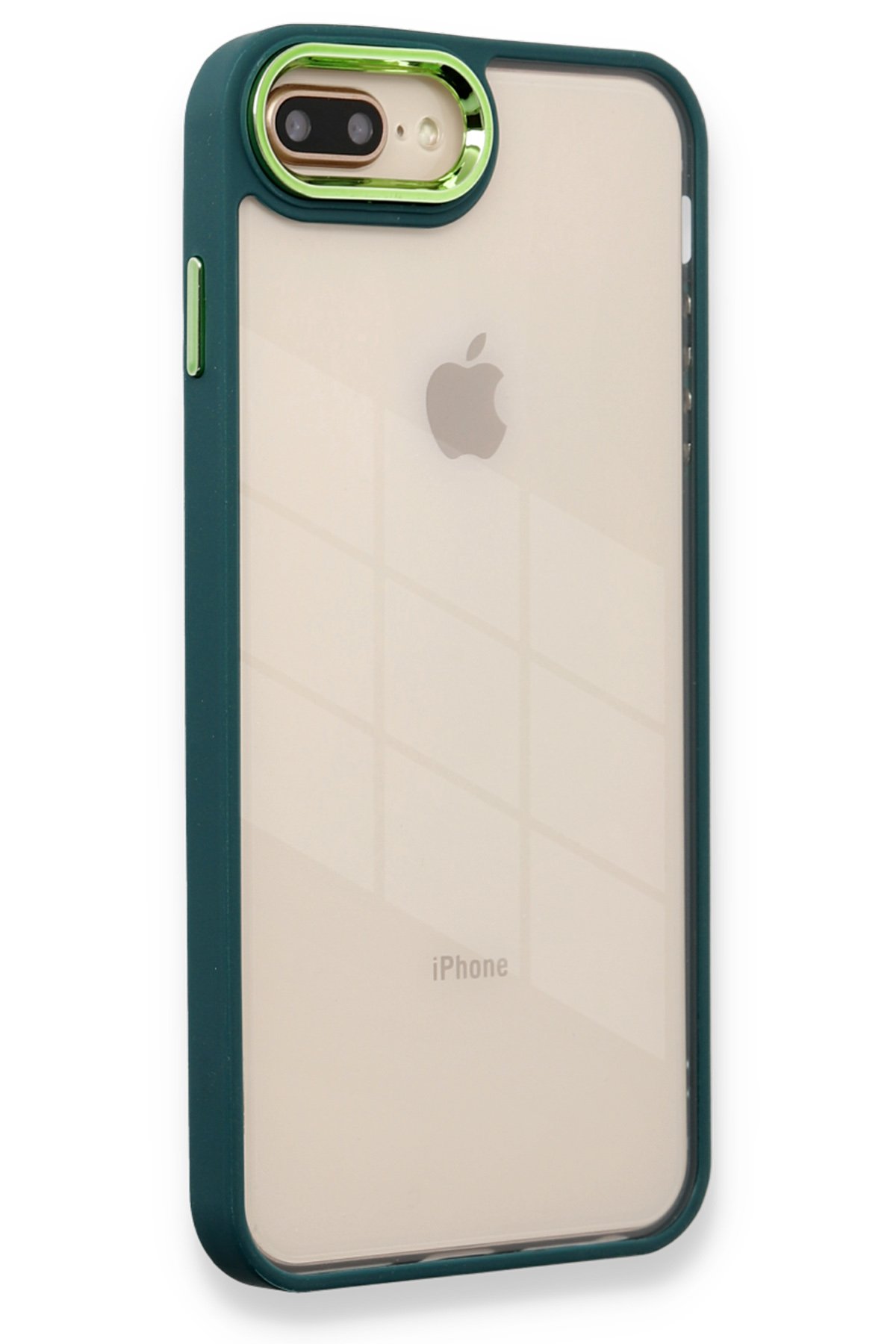 Newface iPhone 7 Plus Kılıf Montreal Yüzüklü Silikon Kapak - Sarı