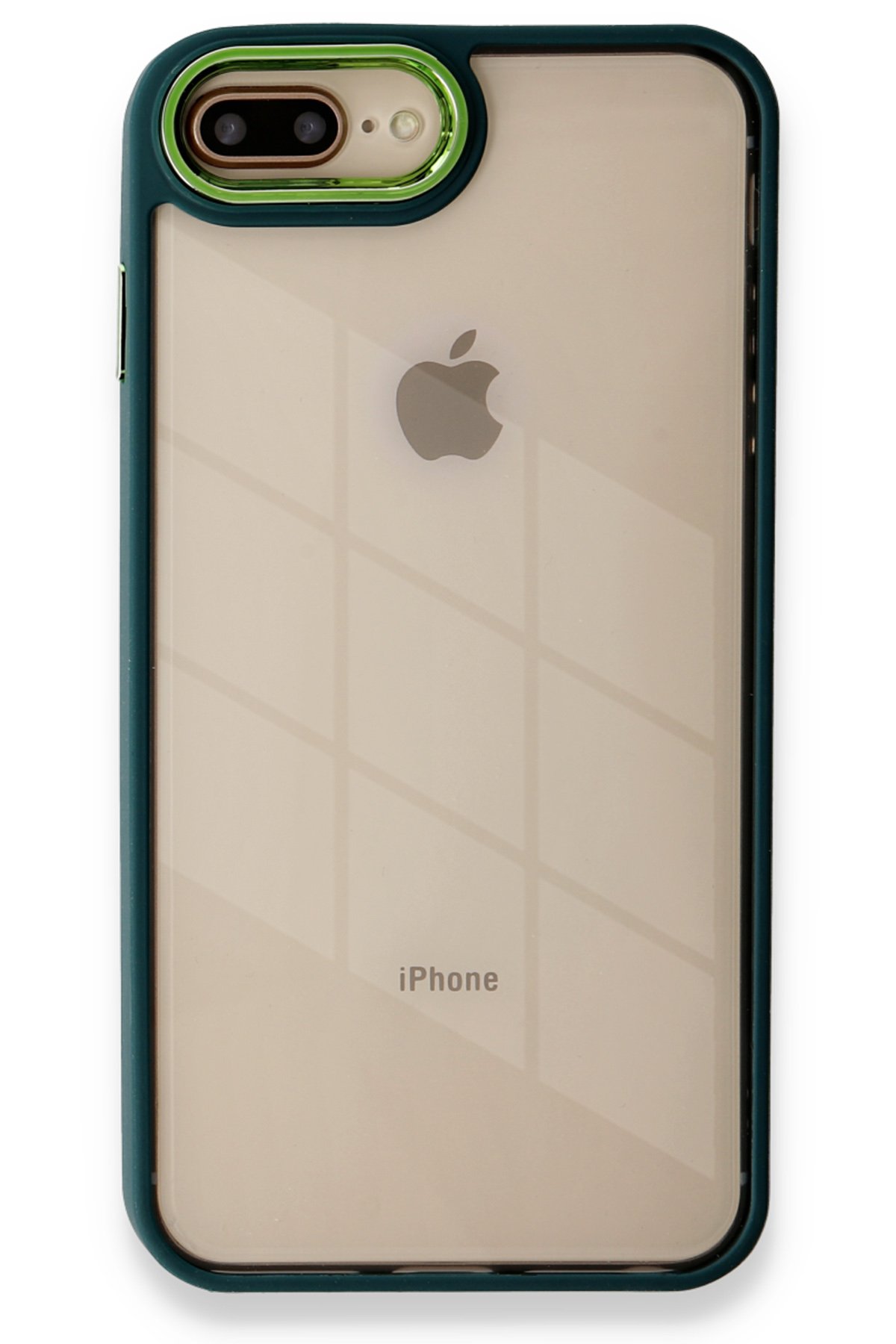 Newface iPhone 7 Plus Kılıf Montreal Yüzüklü Silikon Kapak - Sarı
